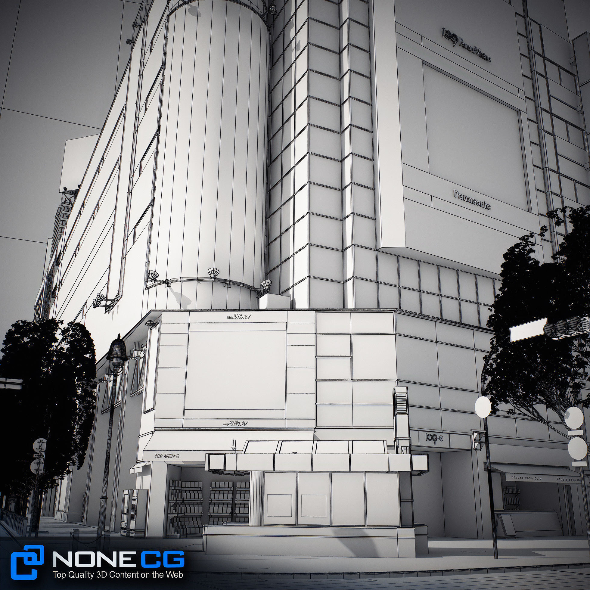 Tokyo Shibuya Block 6 3D model_46