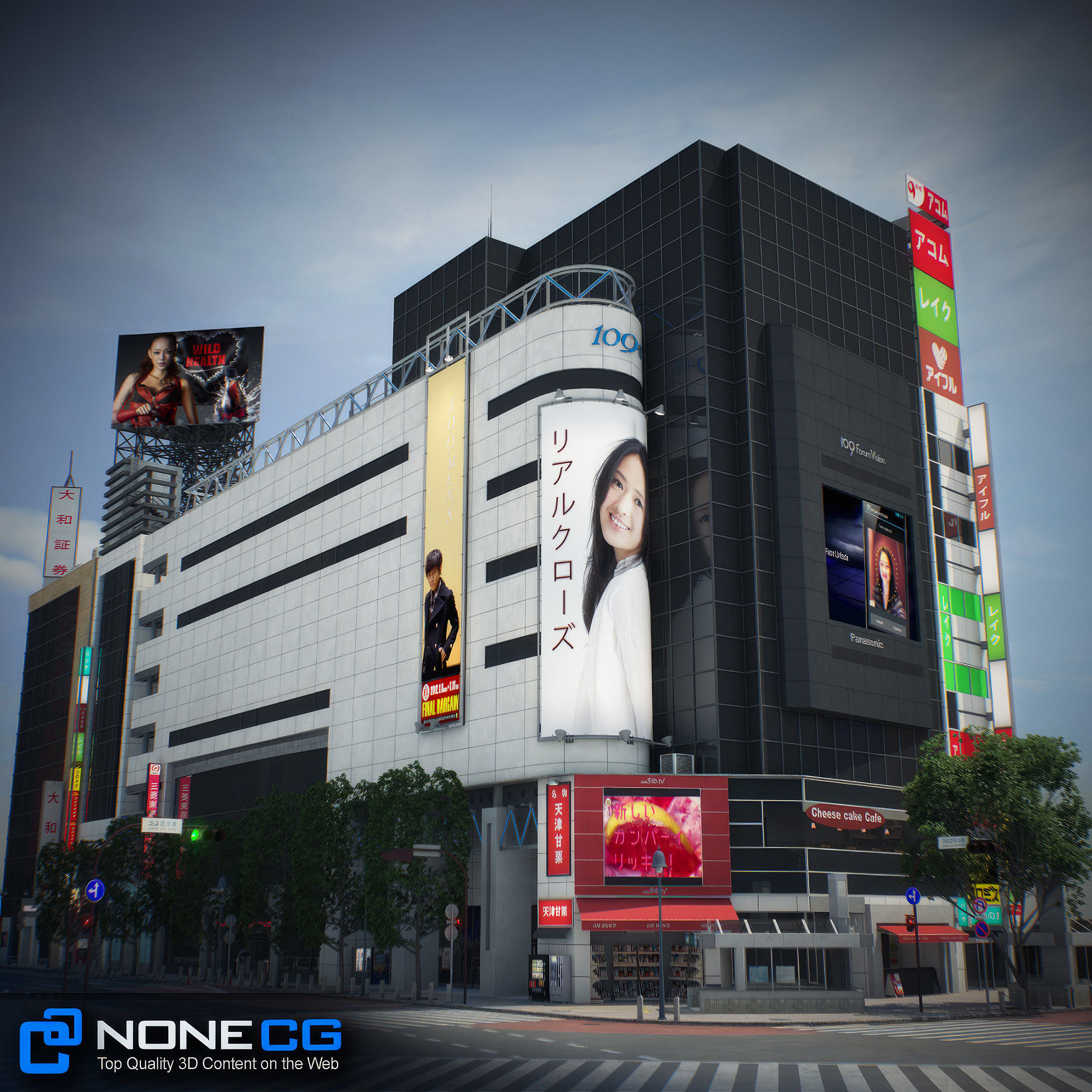Tokyo Shibuya Block 6 3D model_31