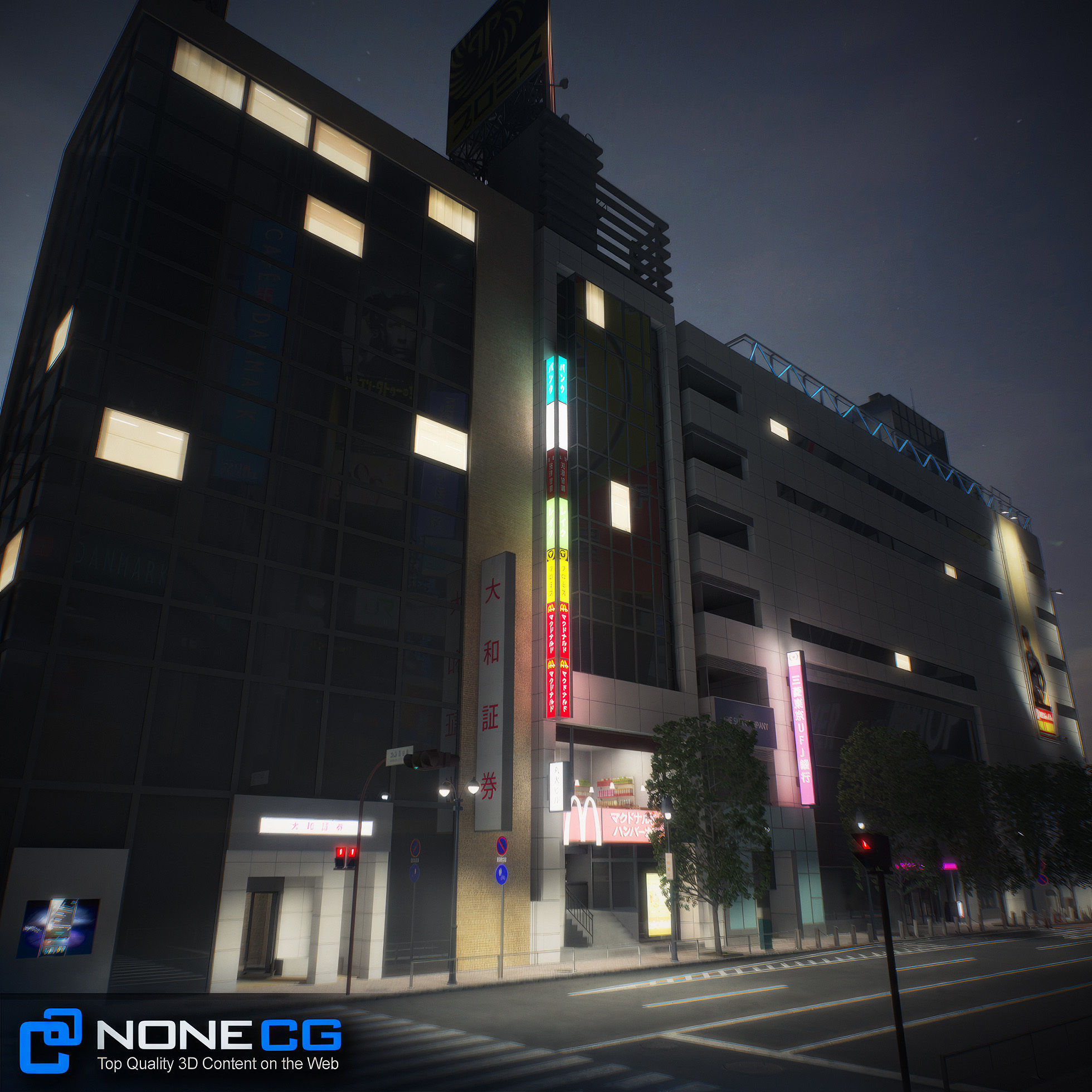 Tokyo Shibuya Block 6 3D model_21