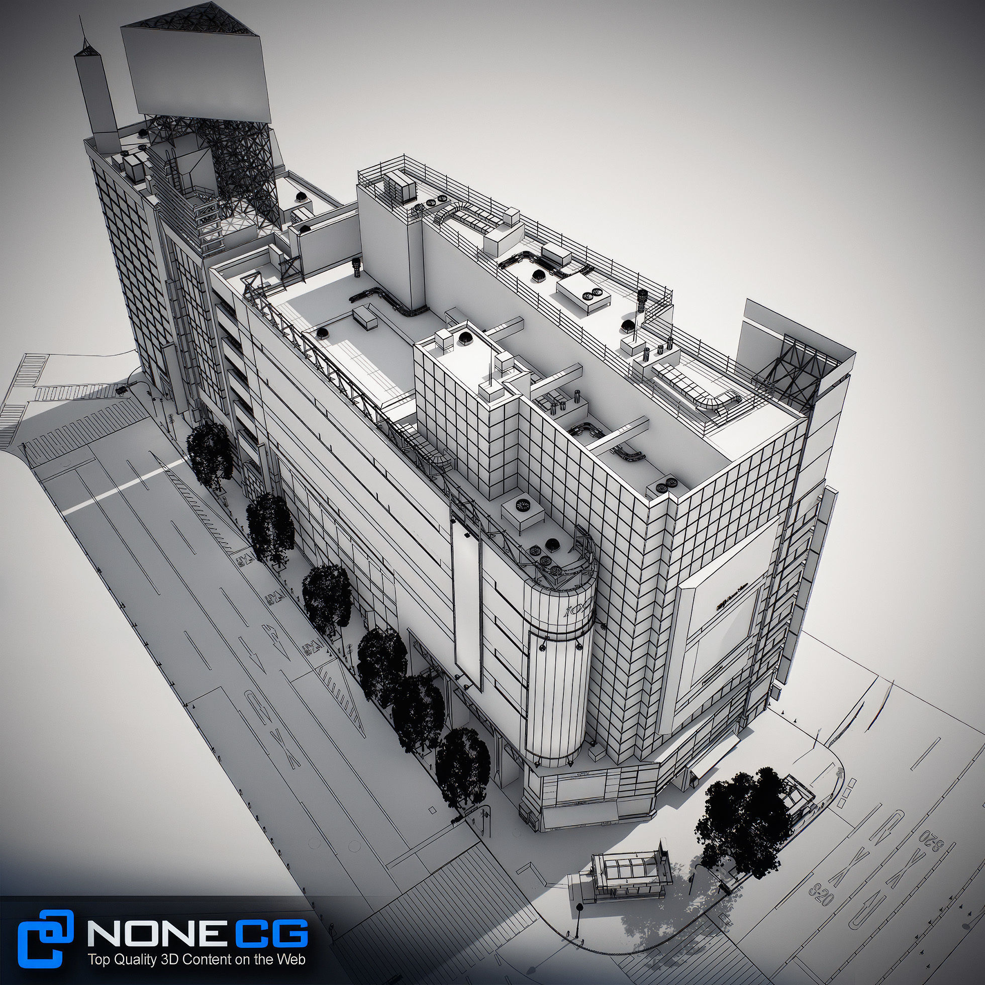 Tokyo Shibuya Block 6 3D model_39