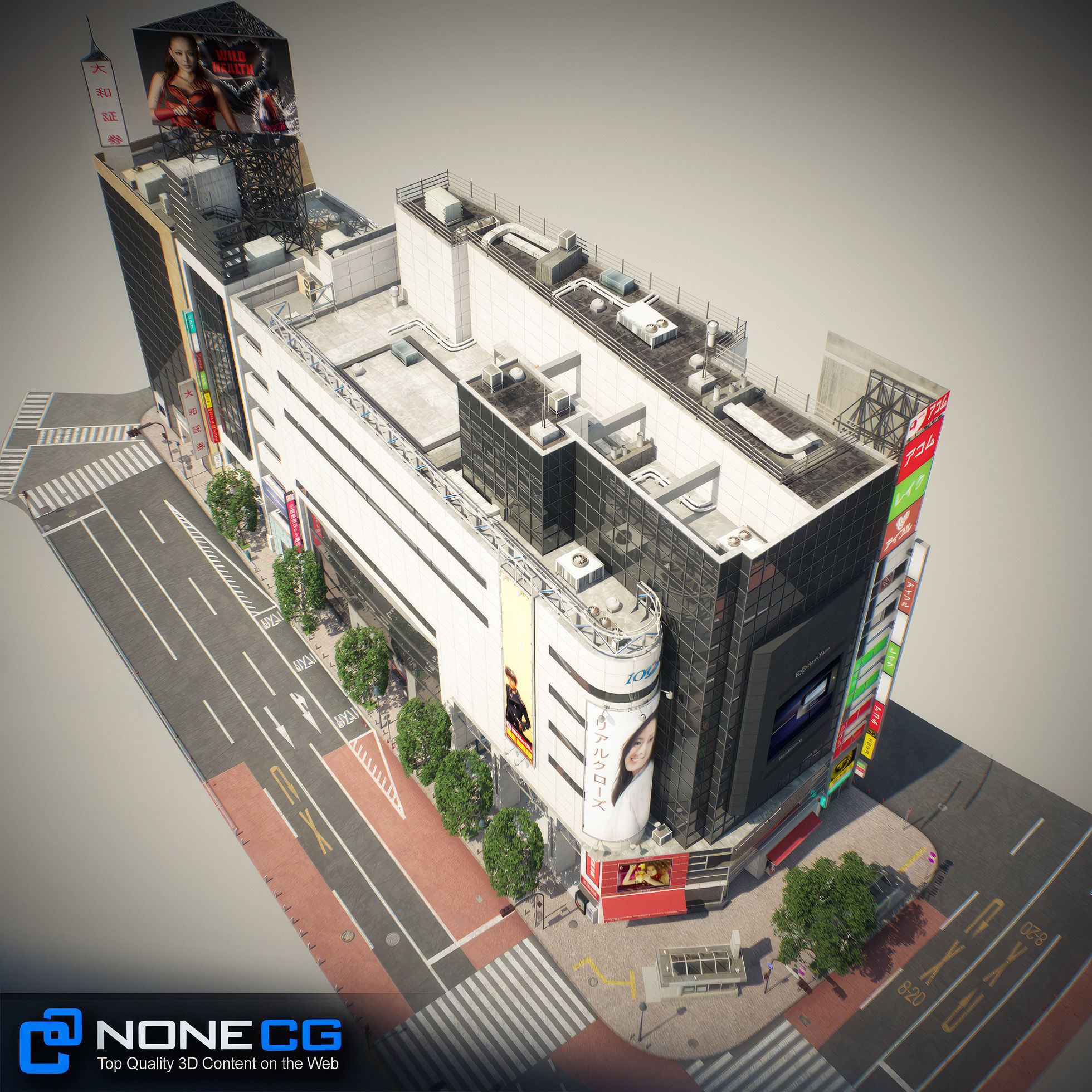 Tokyo Shibuya Block 6 3D model_37