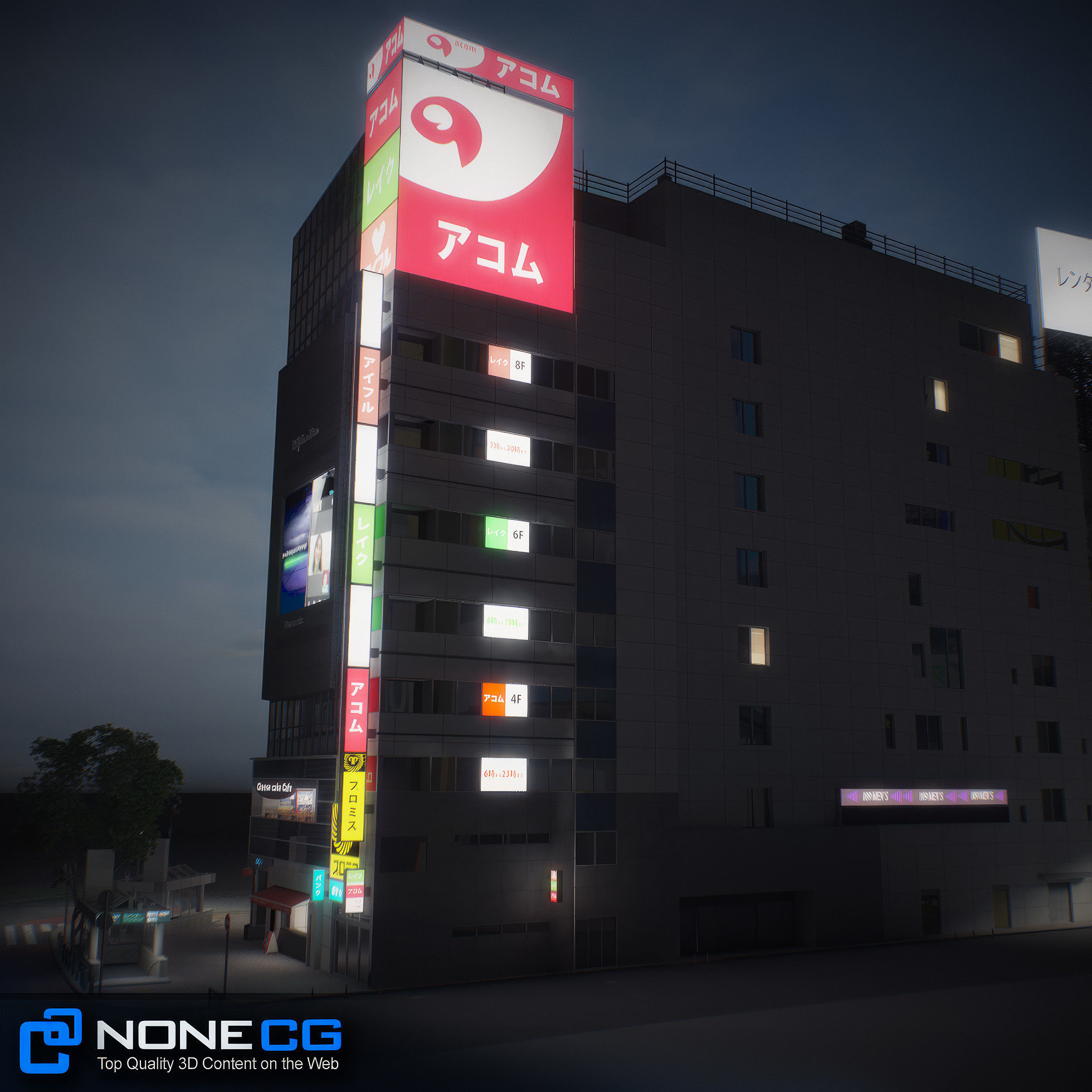 Tokyo Shibuya Block 6 3D model_4