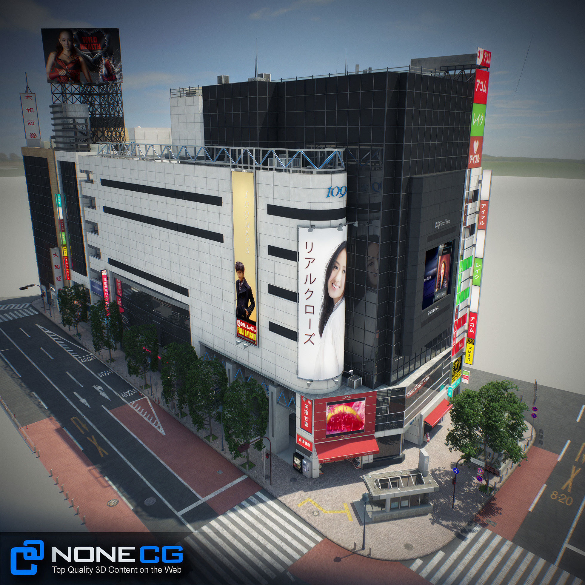 Tokyo Shibuya Block 6 3D model_27
