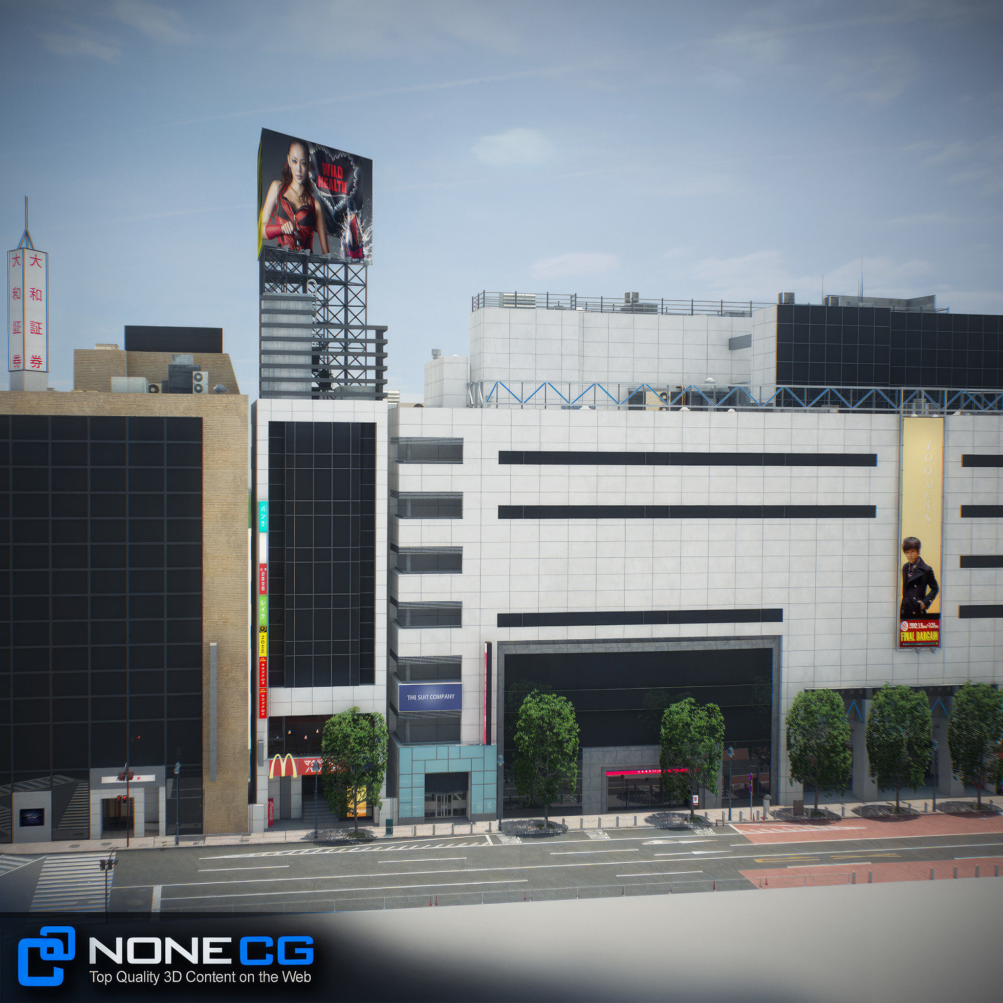 Tokyo Shibuya Block 6 3D model_16