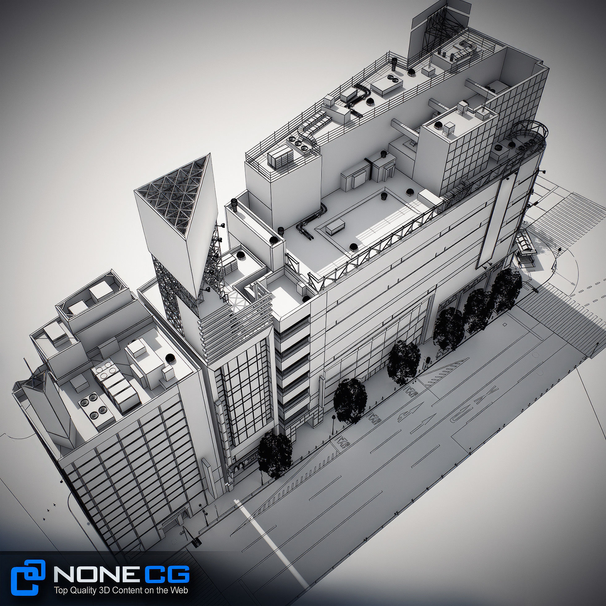 Tokyo Shibuya Block 6 3D model_41