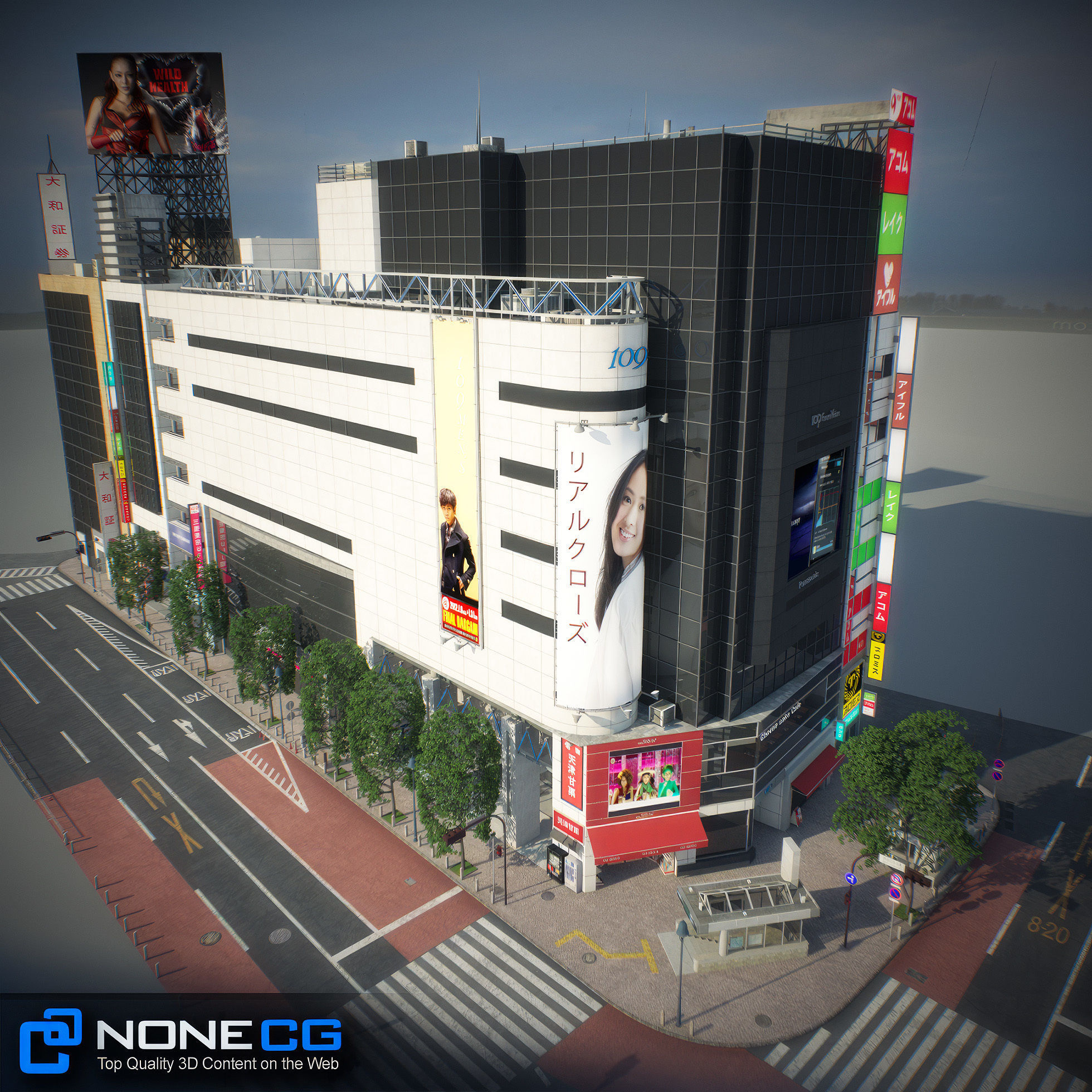 Tokyo Shibuya Block 6 3D model_29