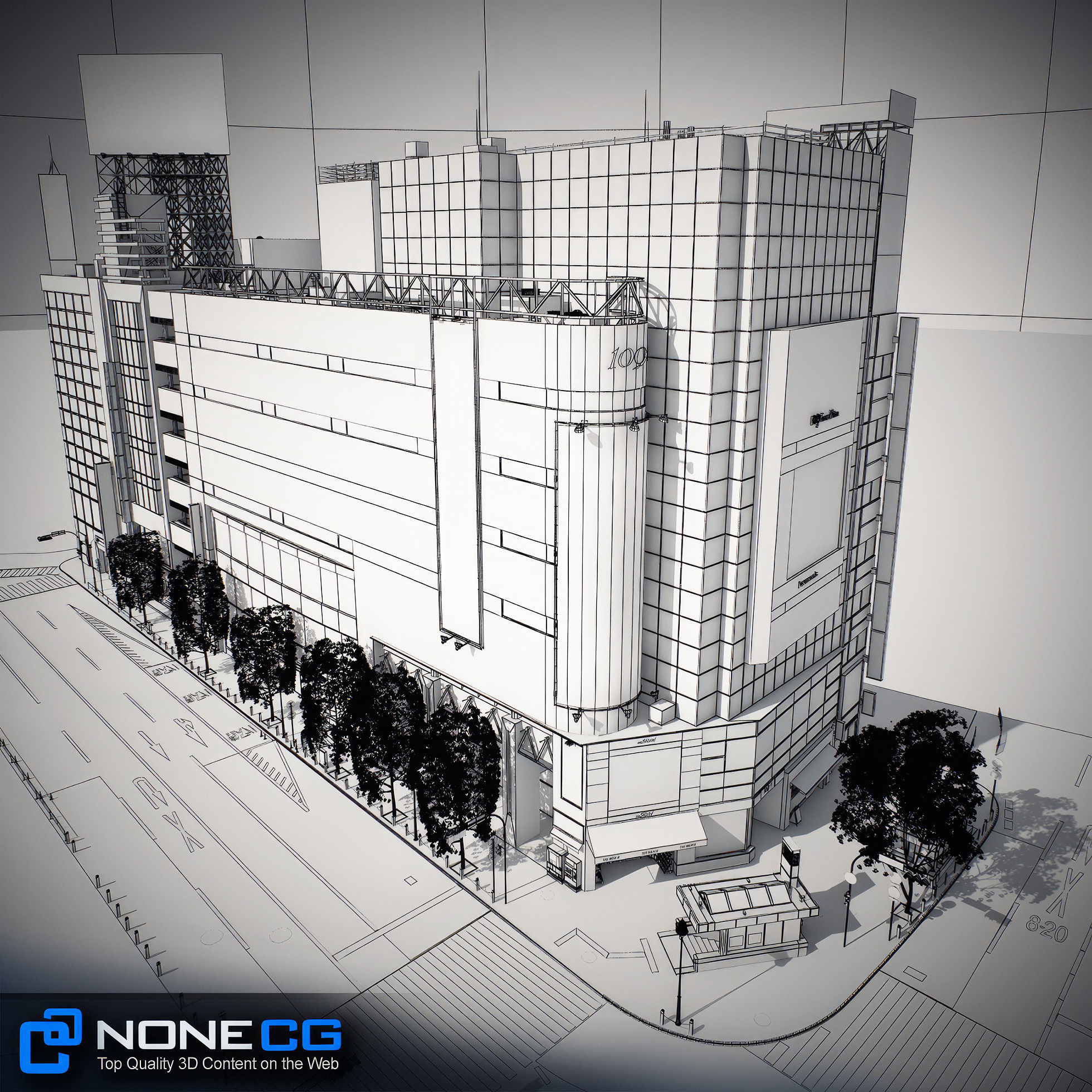 Tokyo Shibuya Block 6 3D model_28