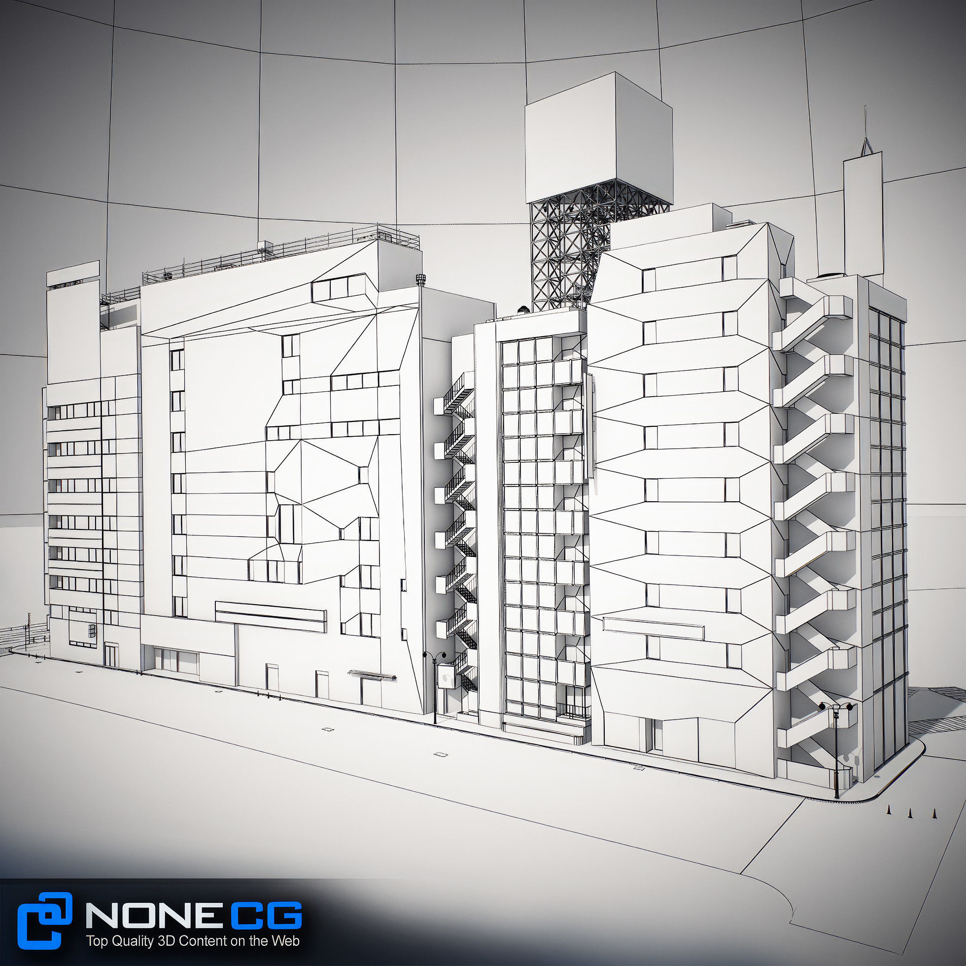 Tokyo Shibuya Block 6 3D model_24