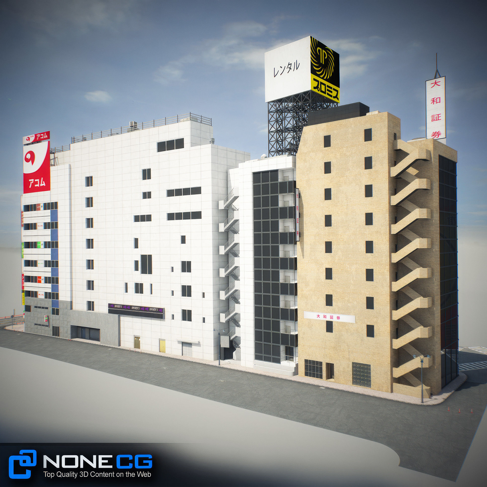 Tokyo Shibuya Block 6 3D model_23