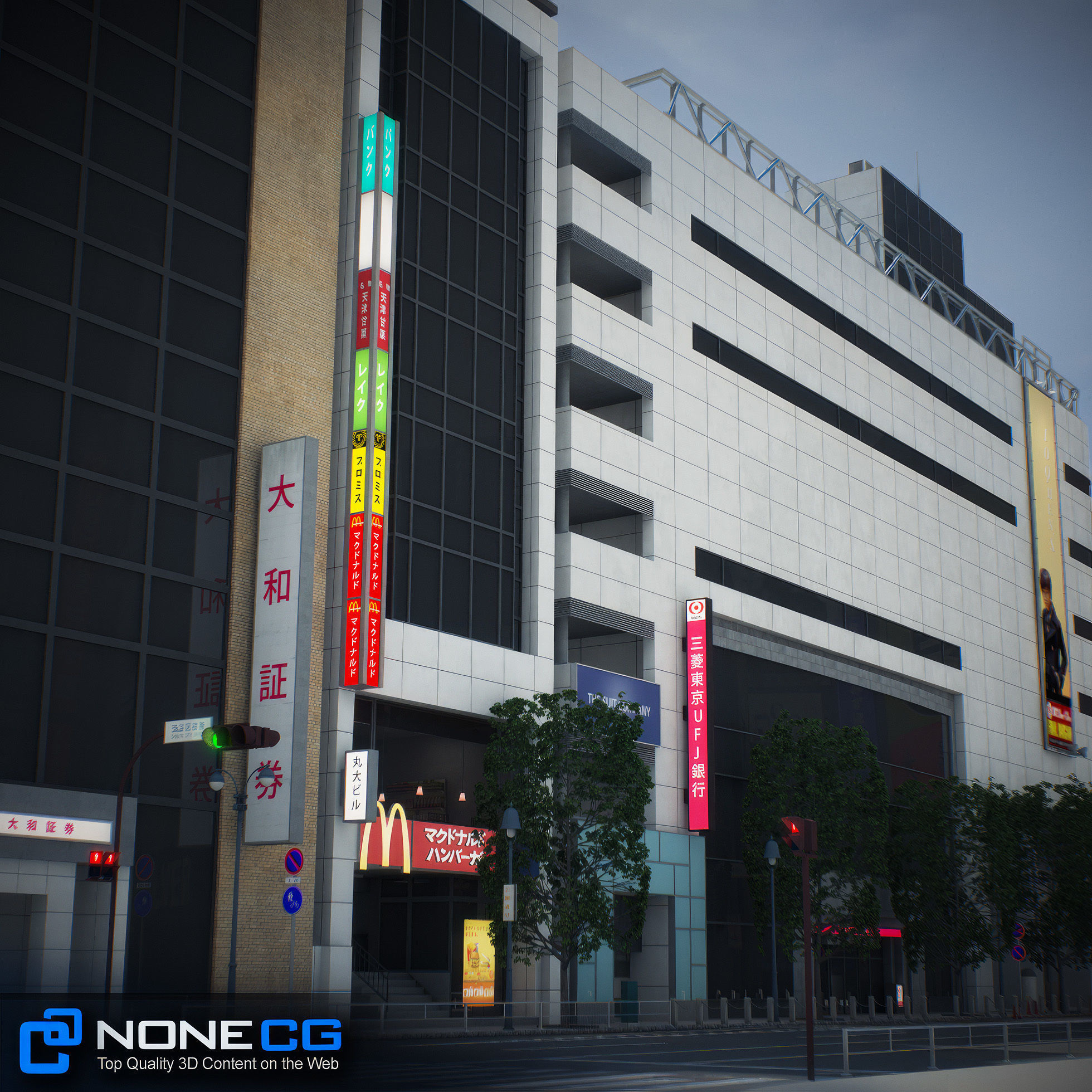 Tokyo Shibuya Block 6 3D model_49