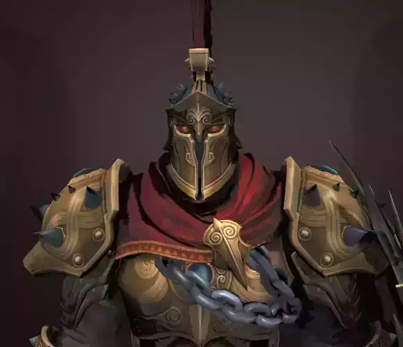 ares knight 3D model