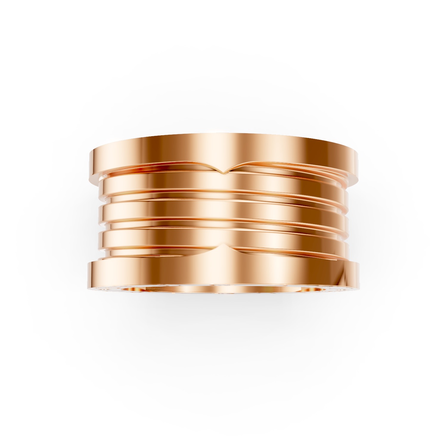 Bulgari Zero1 Ring 3D print model_2