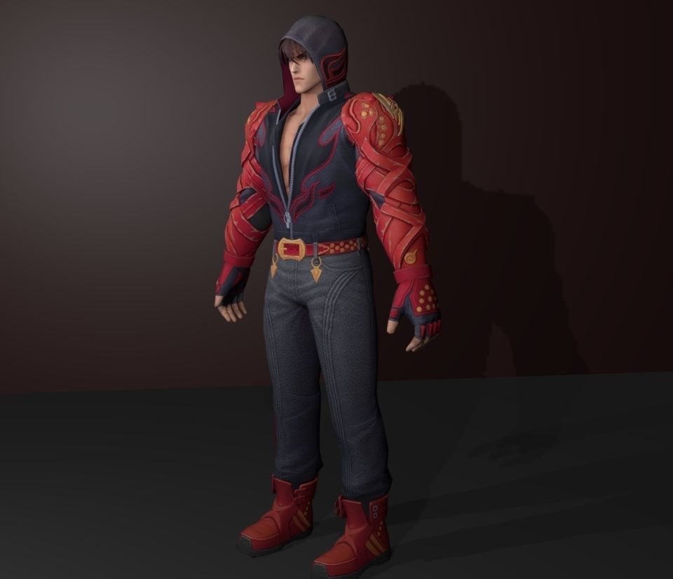jin kizama 3D model_3