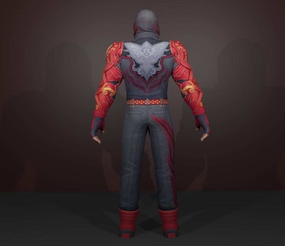 jin kizama 3D model_4