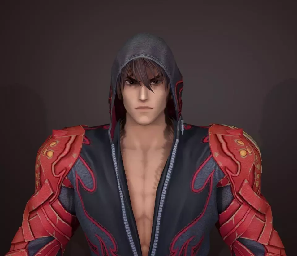 jin kizama 3D model_0