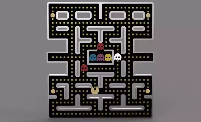 Pacman Arcade 3D print model