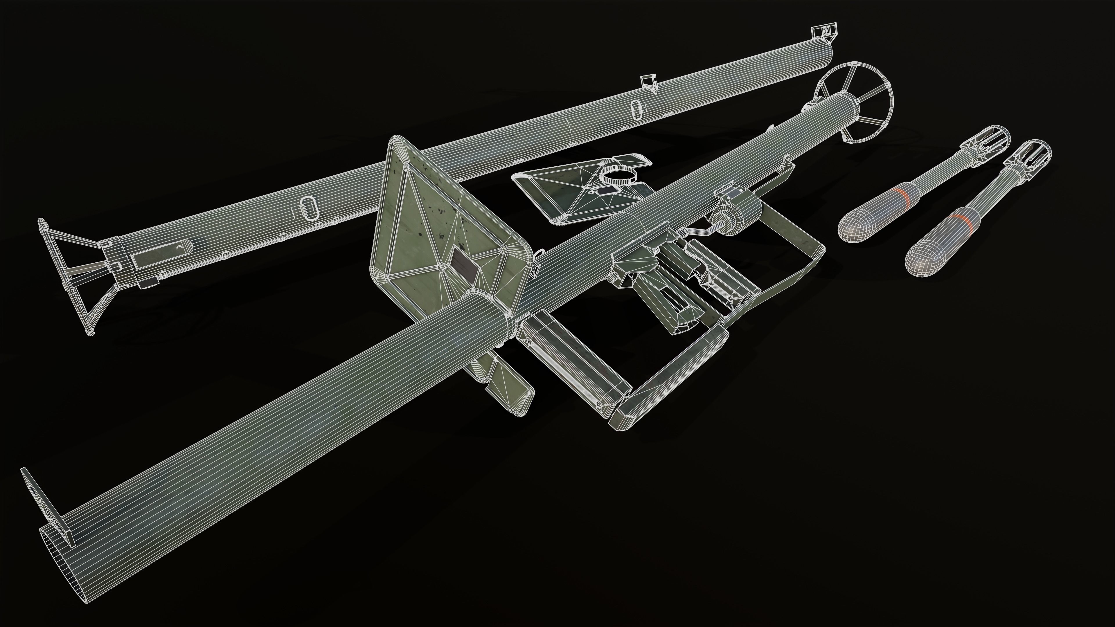 44M Rocker Launcher Low-poly 3D model_4