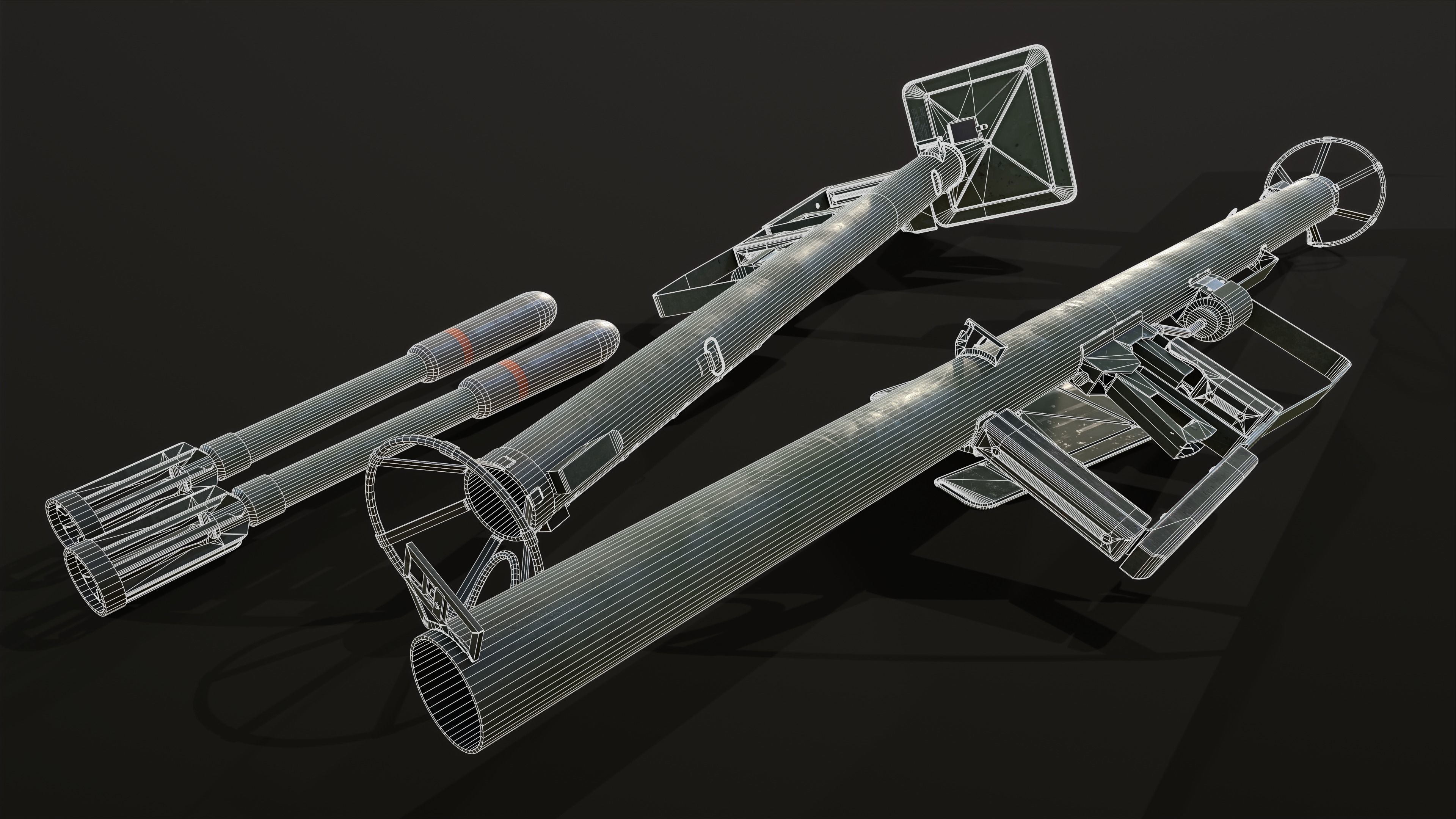 44M Rocker Launcher Low-poly 3D model_2