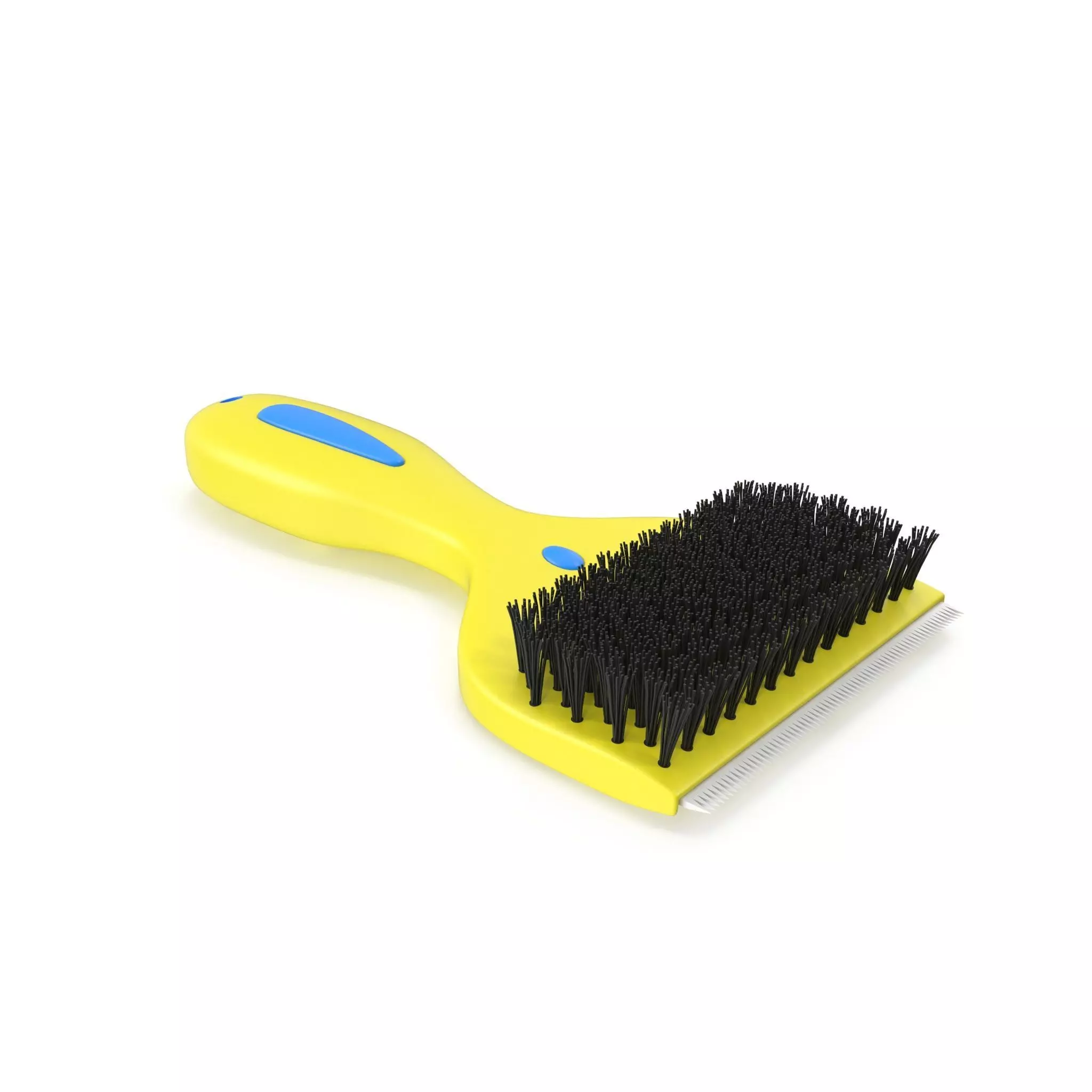 Grooming Brush Low-poly 3D model_0