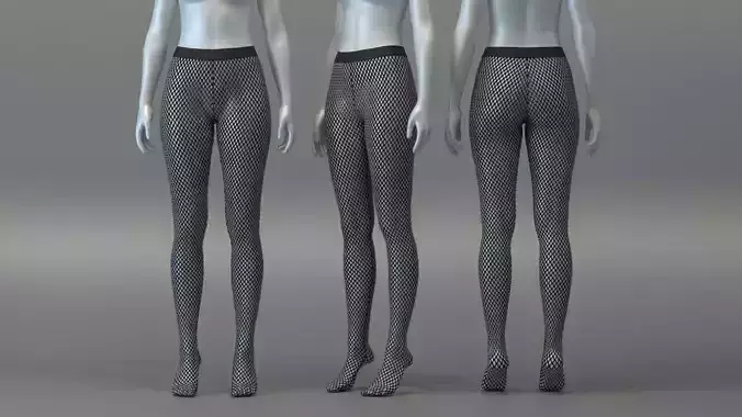 Fishnet Pantyhose 3D model