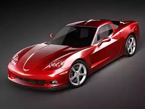 Chevrolet Corvette C6 CG 3D model