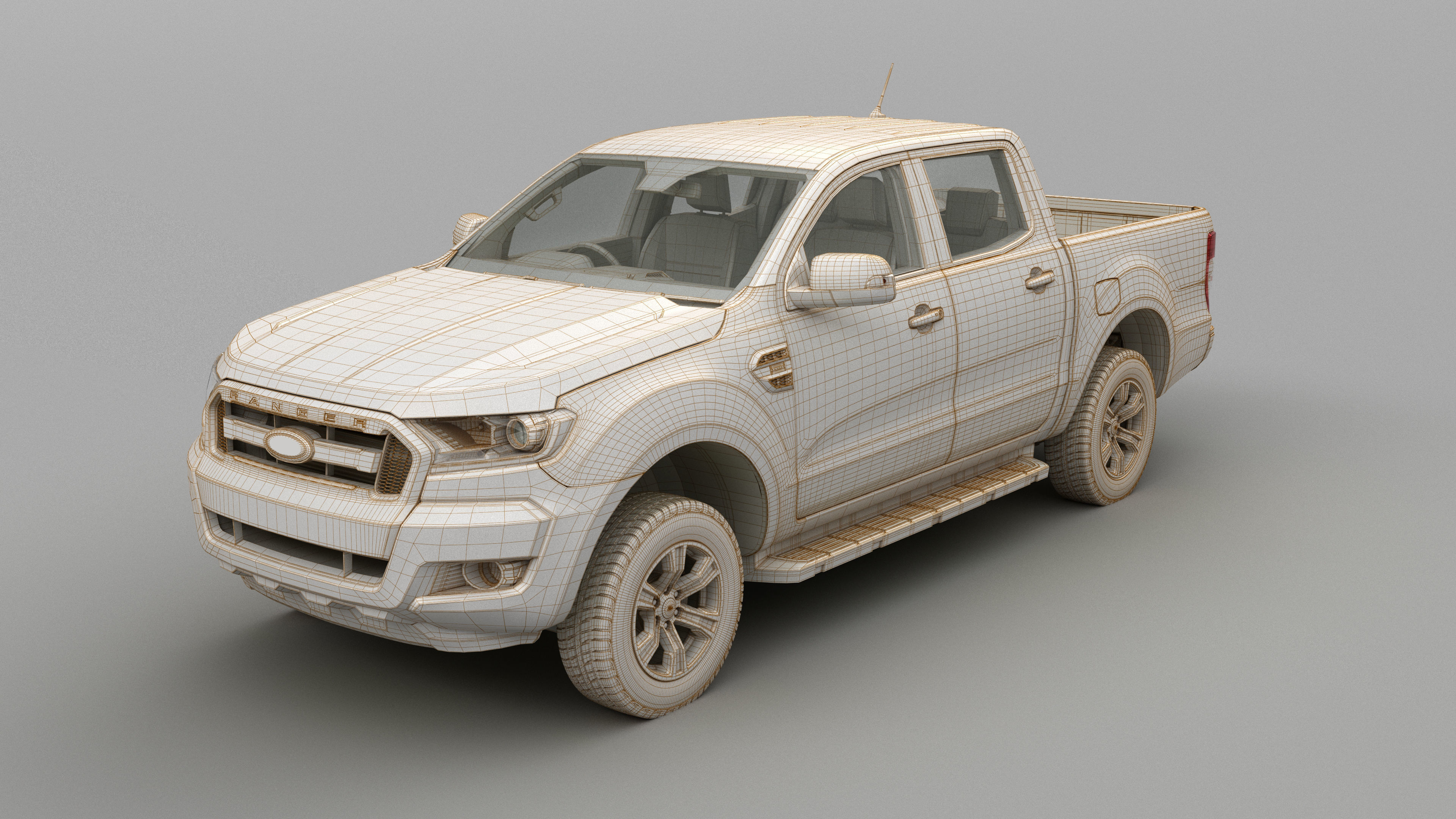 Pickup Ranger 2018 3D model_54