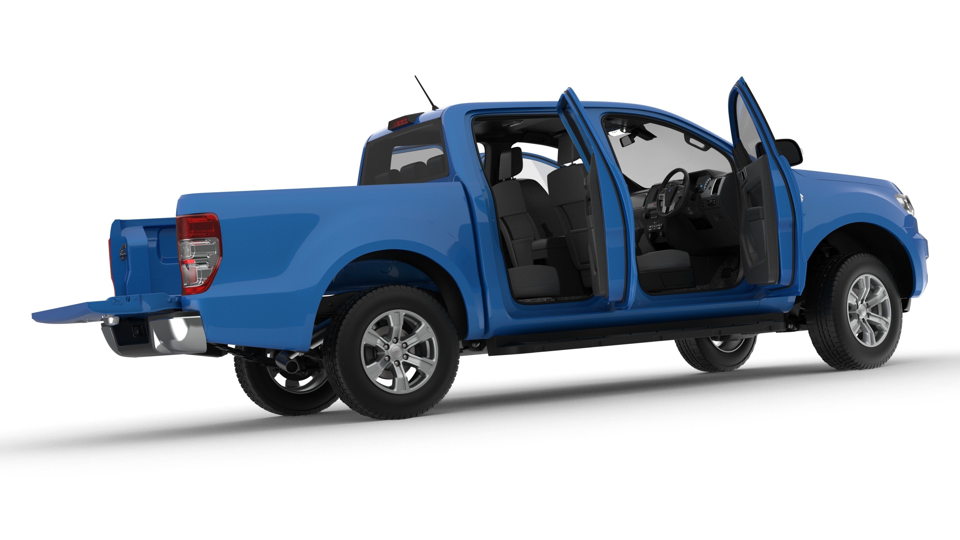 Pickup Ranger 2018 3D model_33