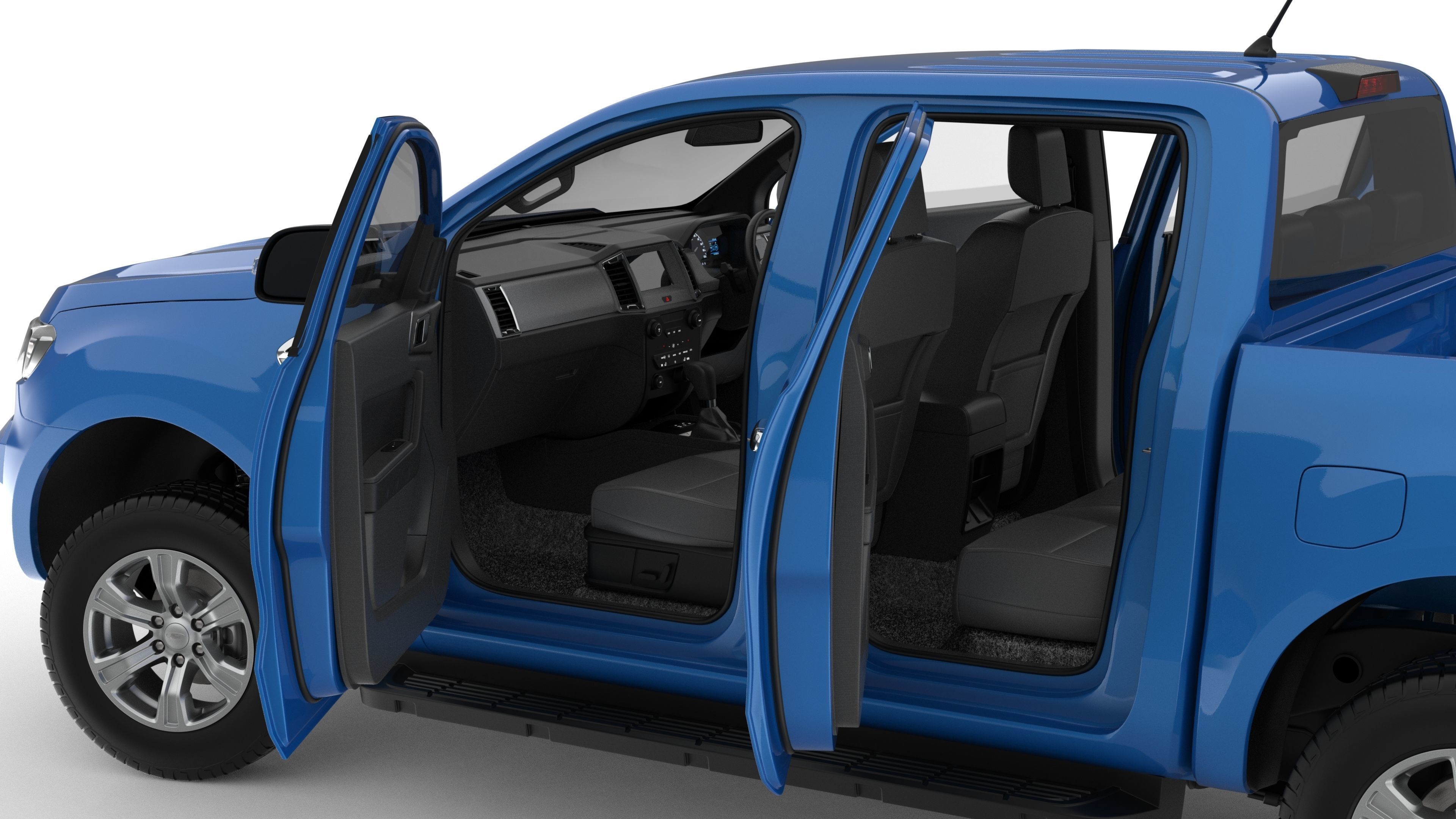 Pickup Ranger 2018 3D model_27