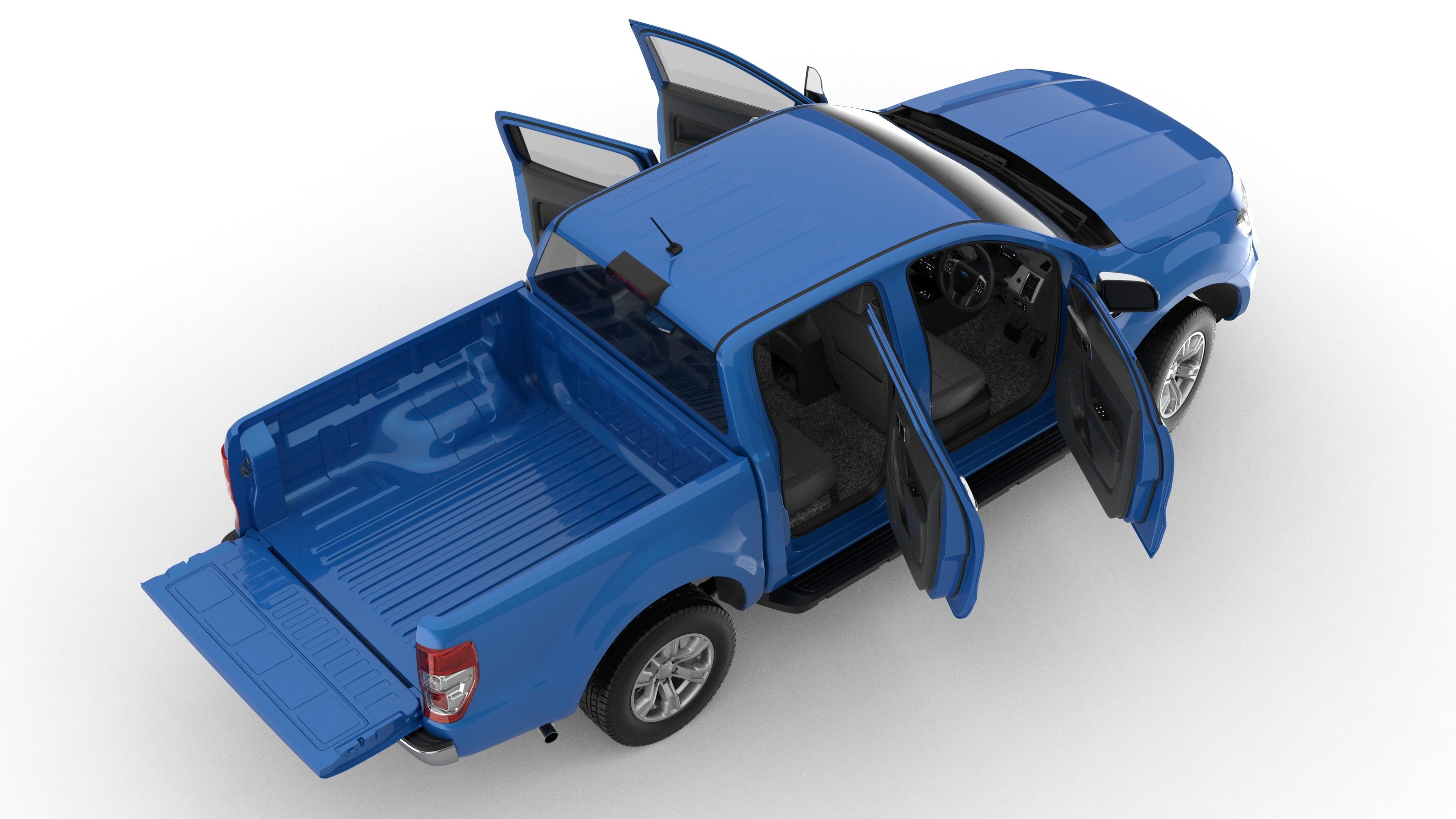 Pickup Ranger 2018 3D model_26