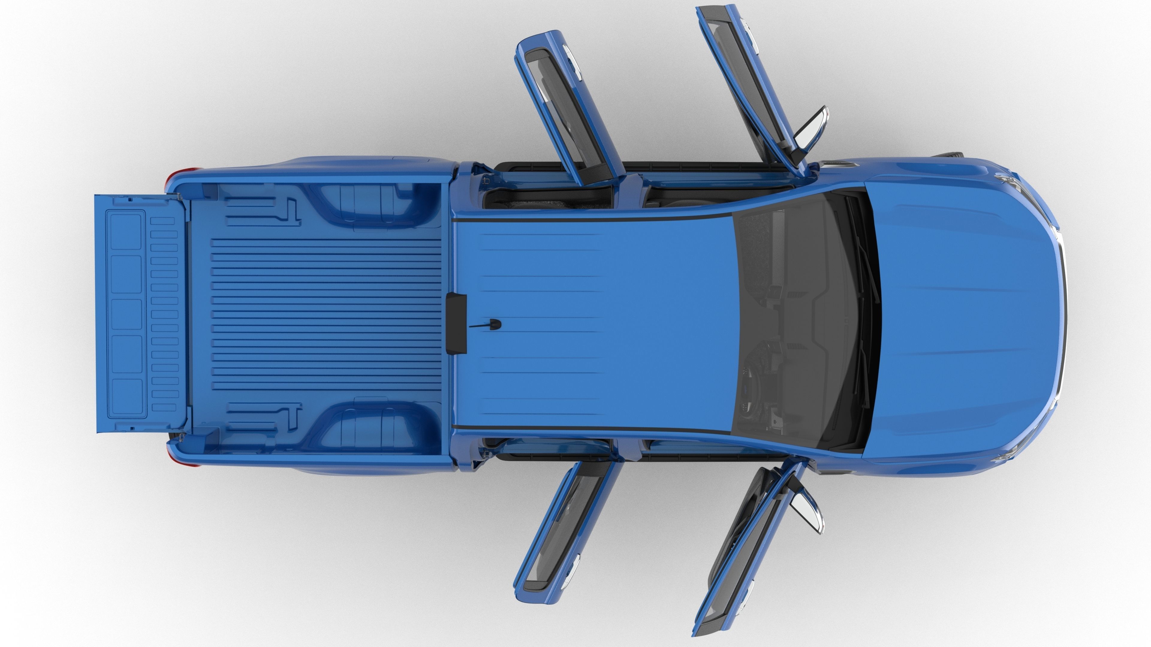 Pickup Ranger 2018 3D model_29