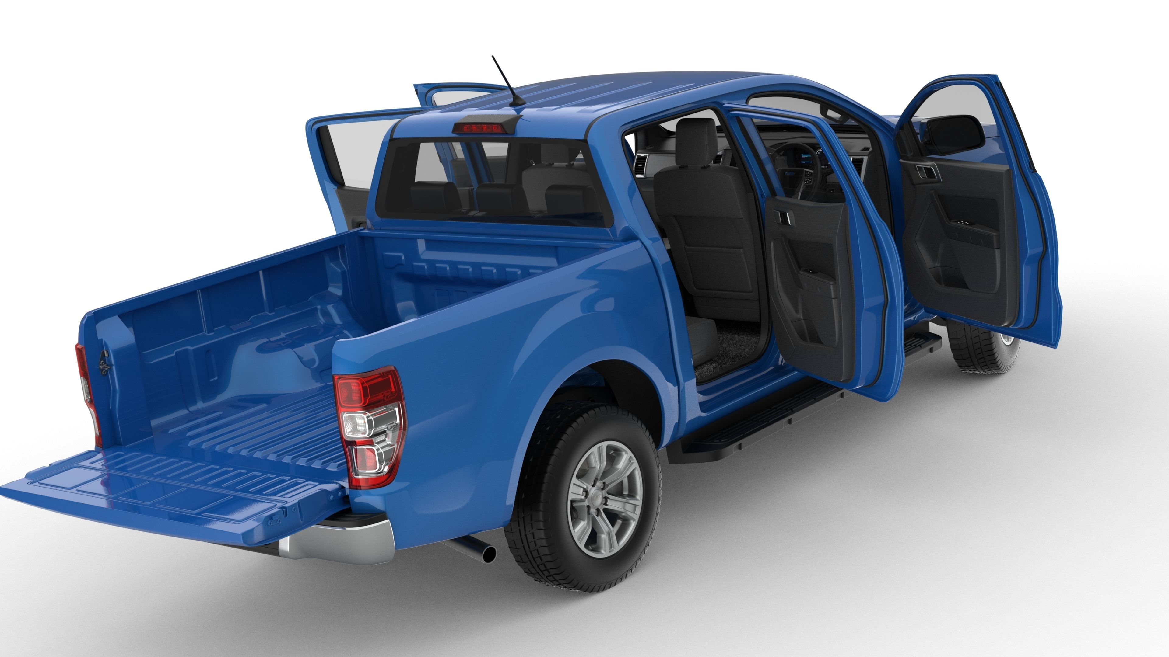 Pickup Ranger 2018 3D model_24