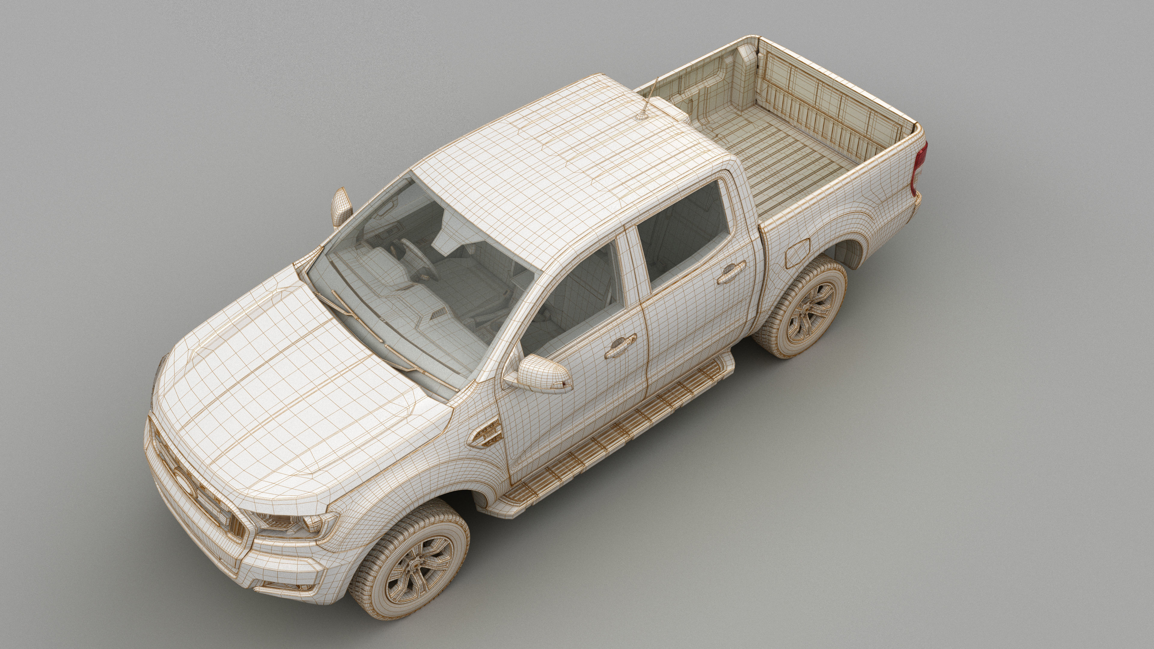Pickup Ranger 2018 3D model_58
