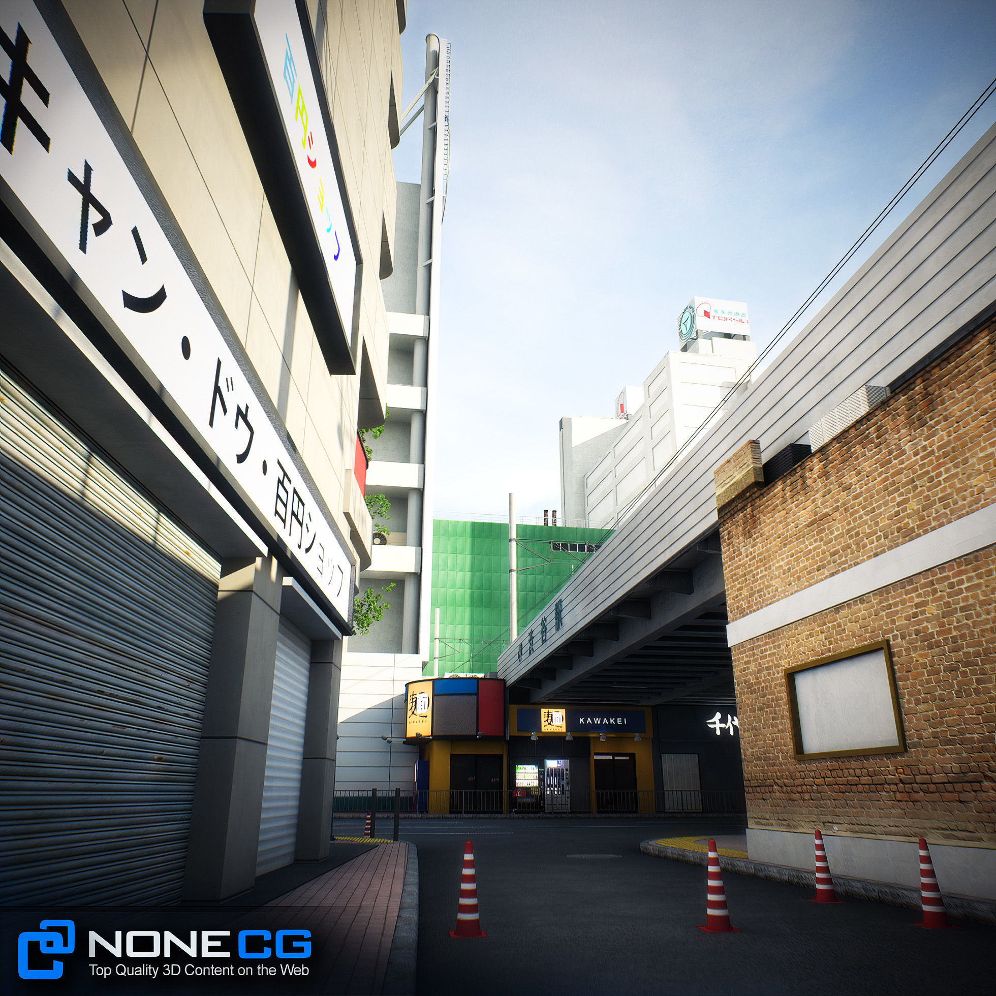 Tokyo Shibuya Block 7 3D model_58