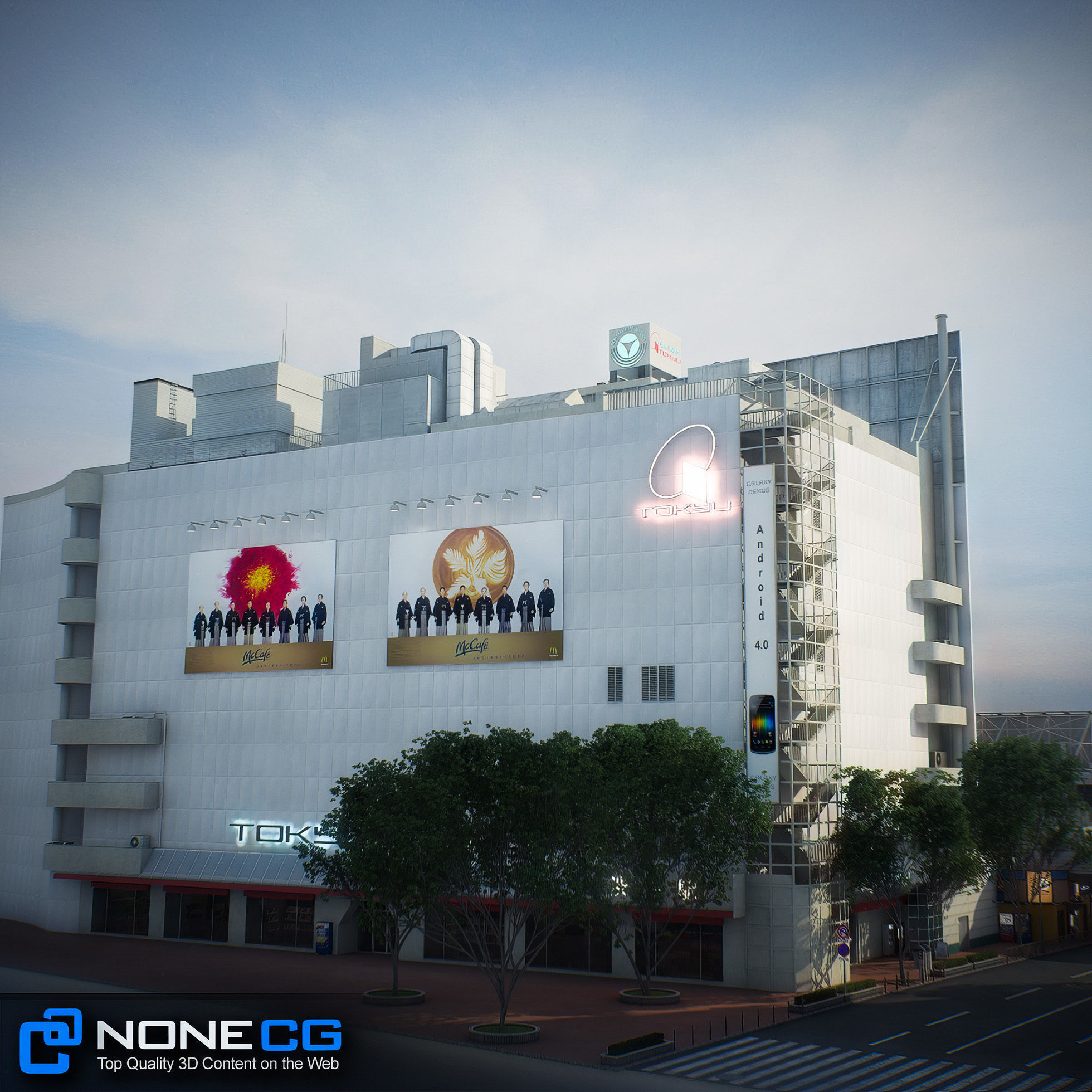 Tokyo Shibuya Block 7 3D model_11