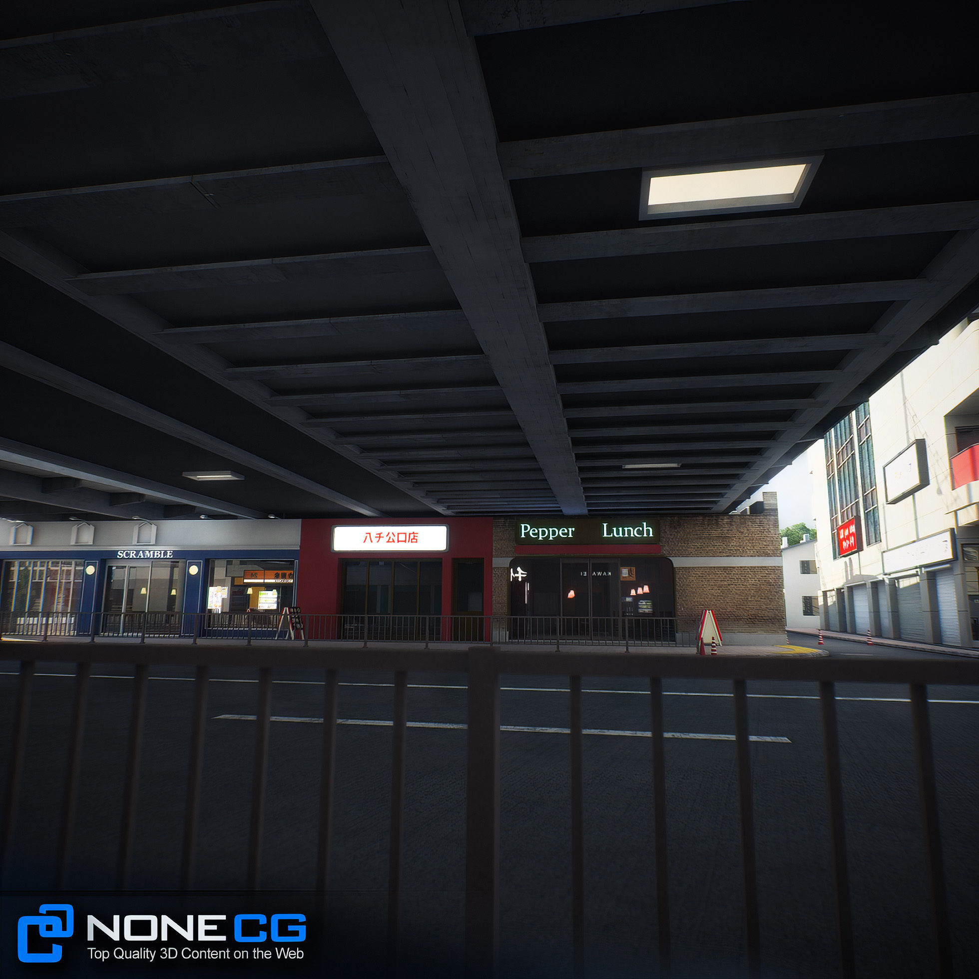 Tokyo Shibuya Block 7 3D model_22