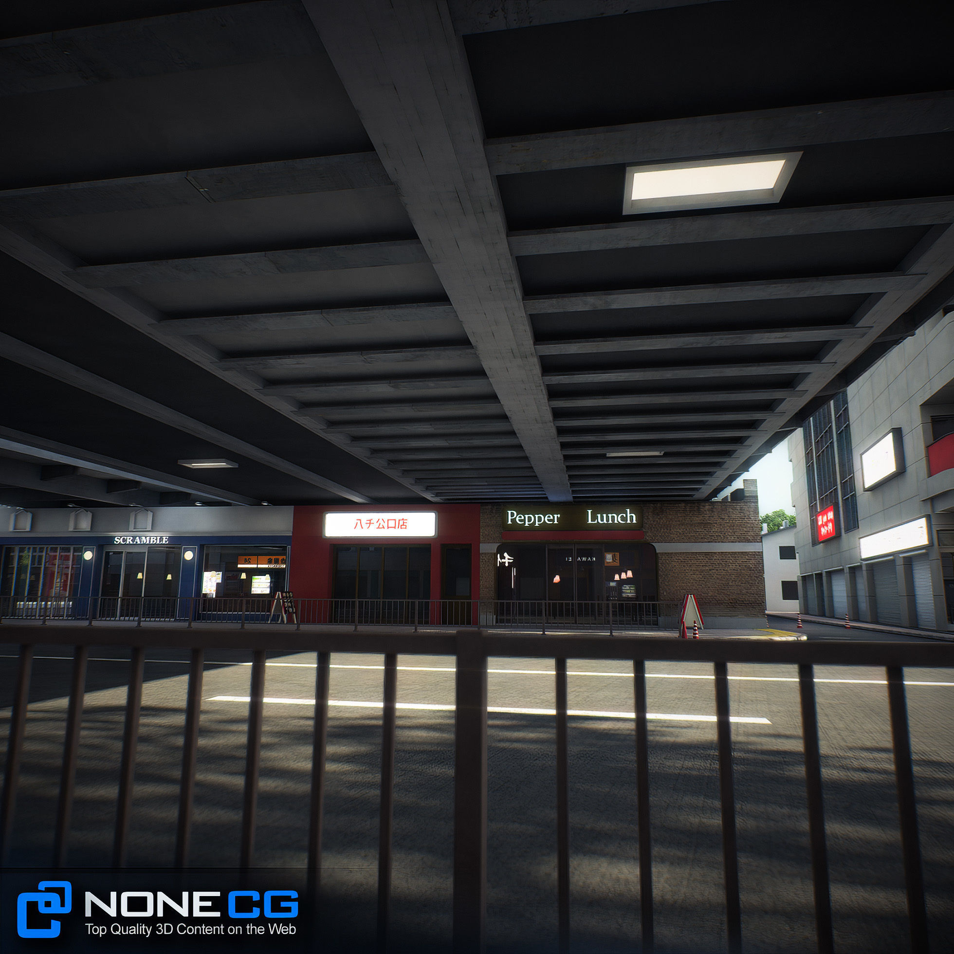 Tokyo Shibuya Block 7 3D model_21