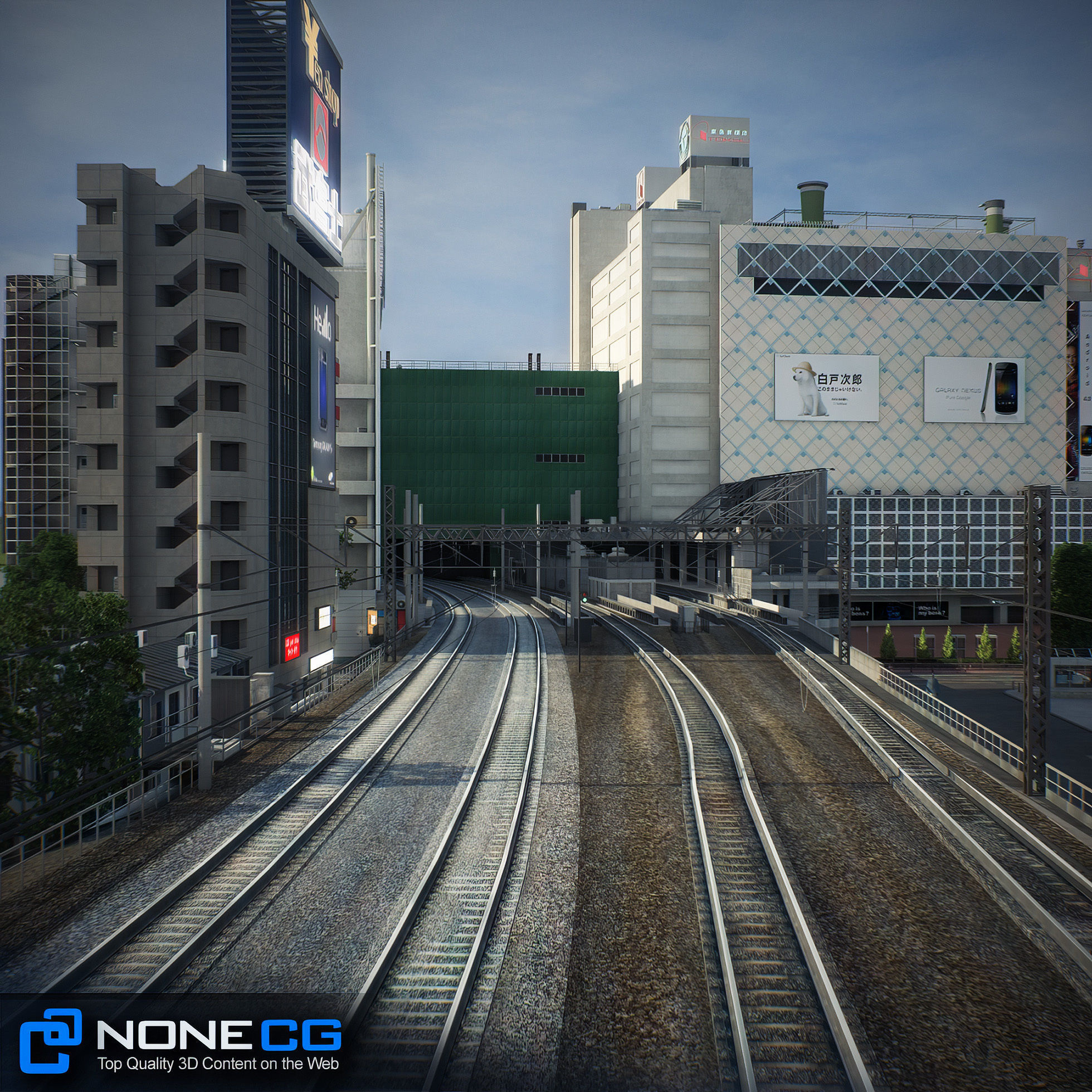Tokyo Shibuya Block 7 3D model_17