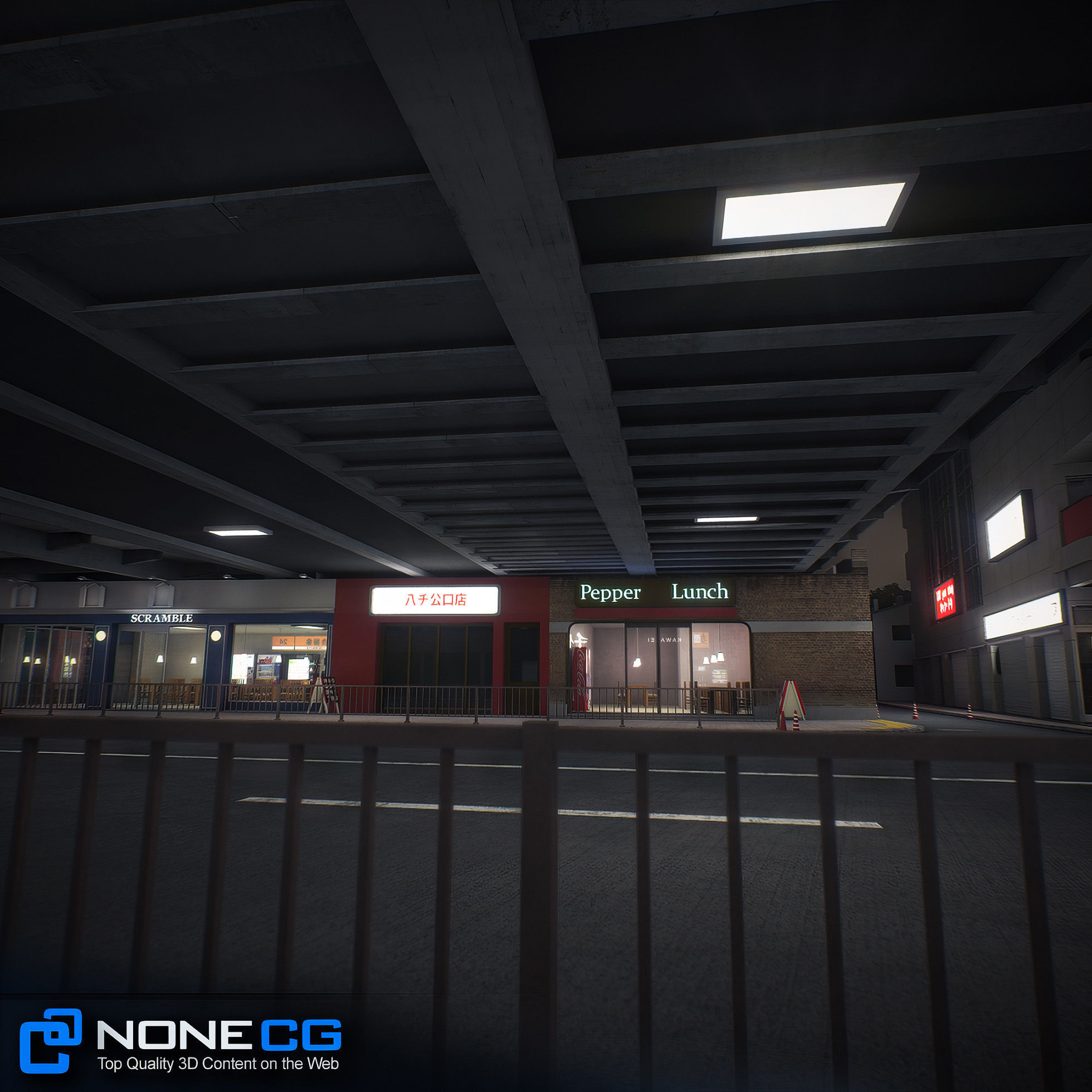 Tokyo Shibuya Block 7 3D model_24