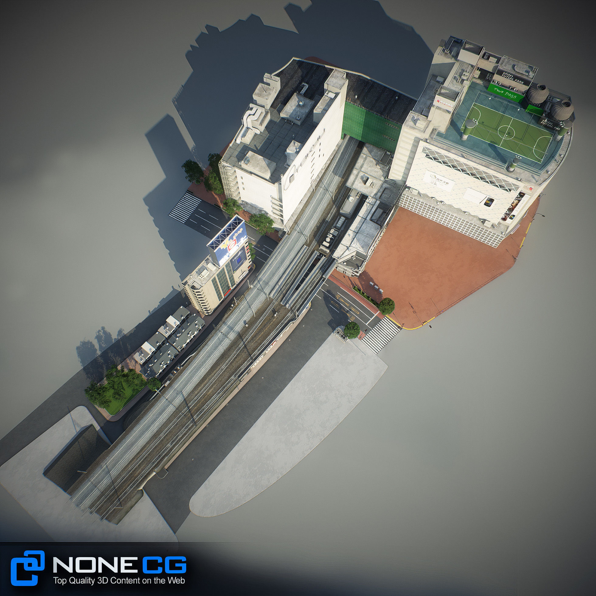 Tokyo Shibuya Block 7 3D model_35