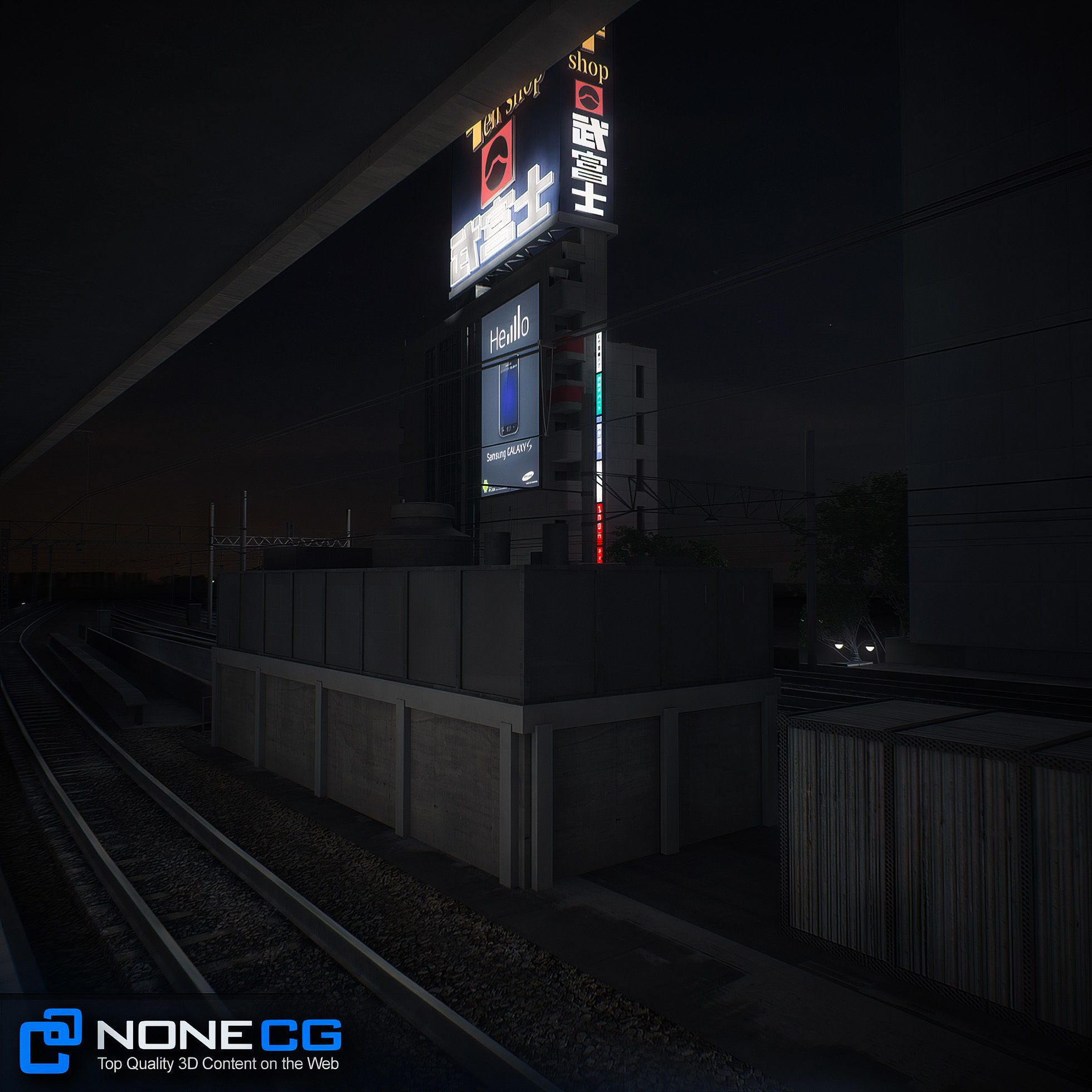 Tokyo Shibuya Block 7 3D model_55