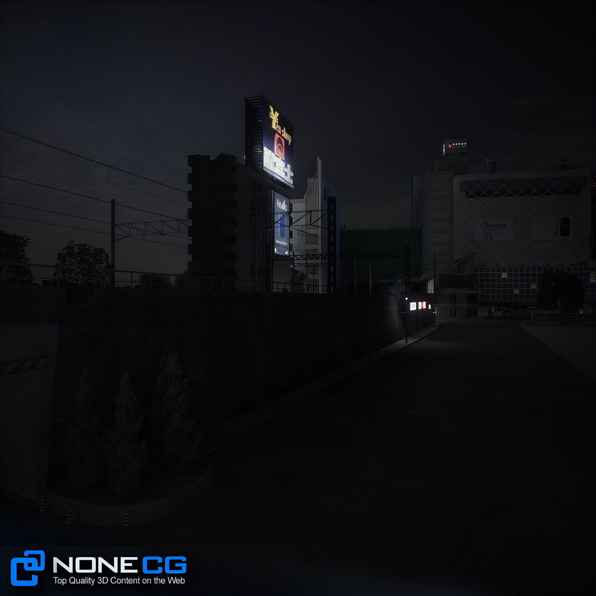Tokyo Shibuya Block 7 3D model_43