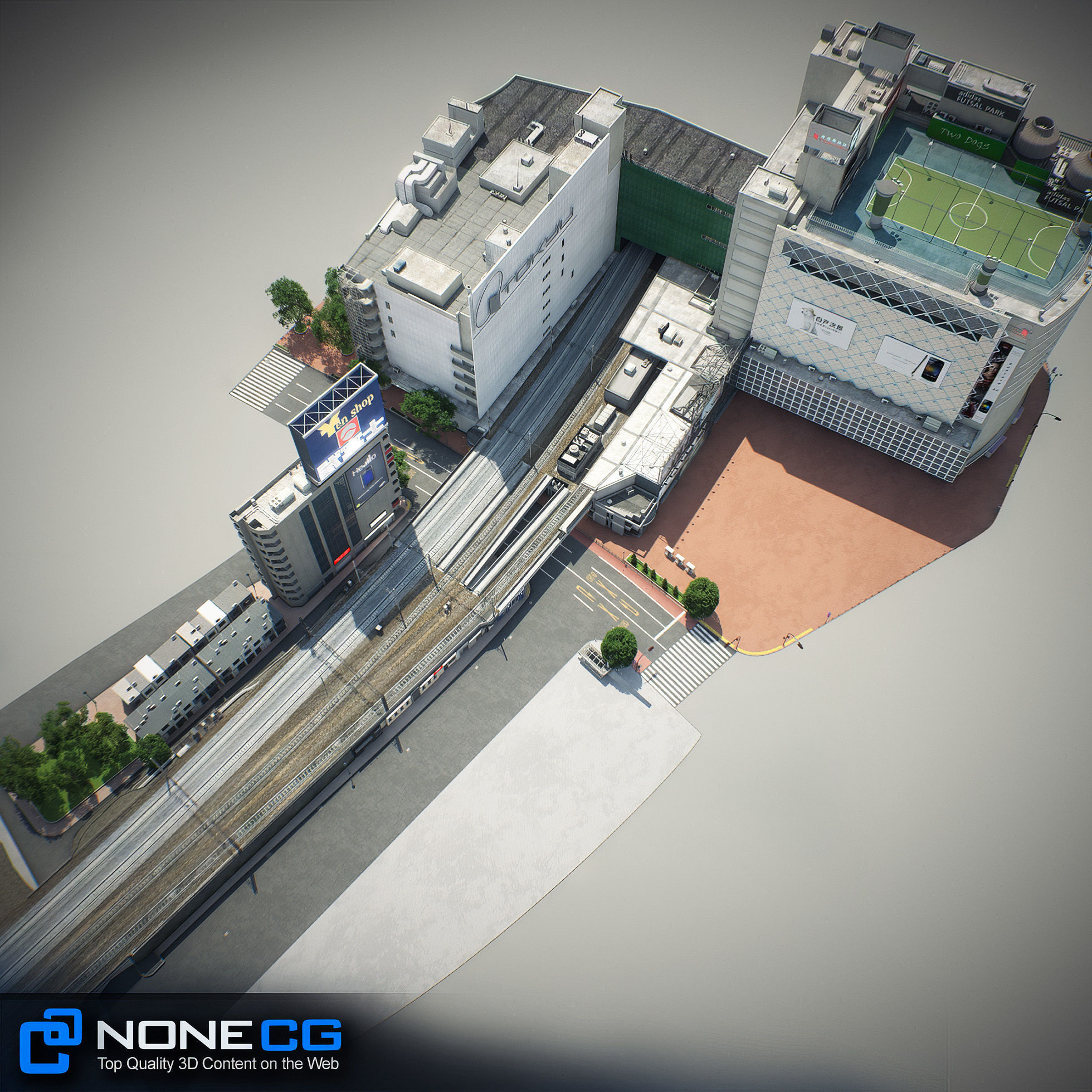 Tokyo Shibuya Block 7 3D model_25