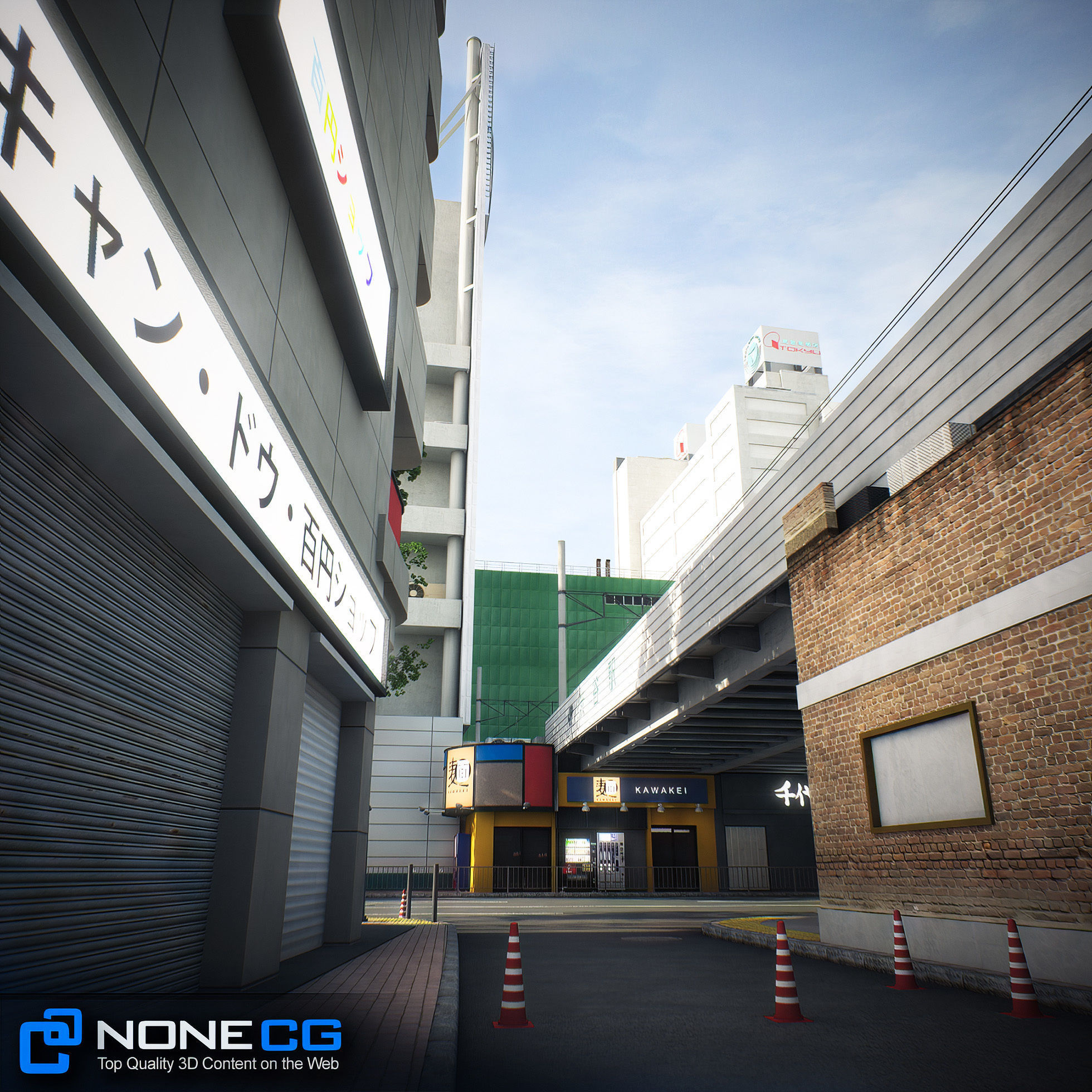 Tokyo Shibuya Block 7 3D model_56