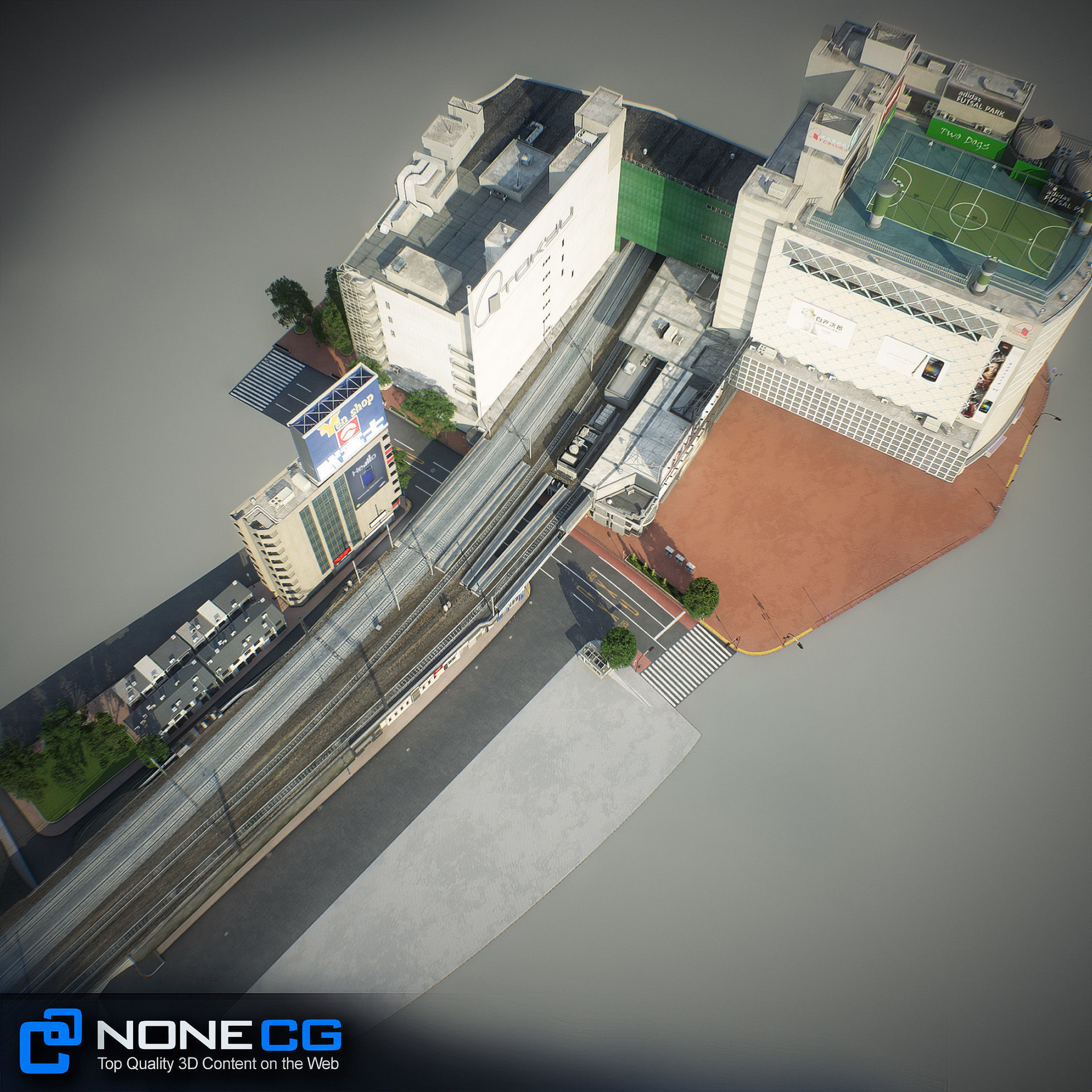 Tokyo Shibuya Block 7 3D model_27