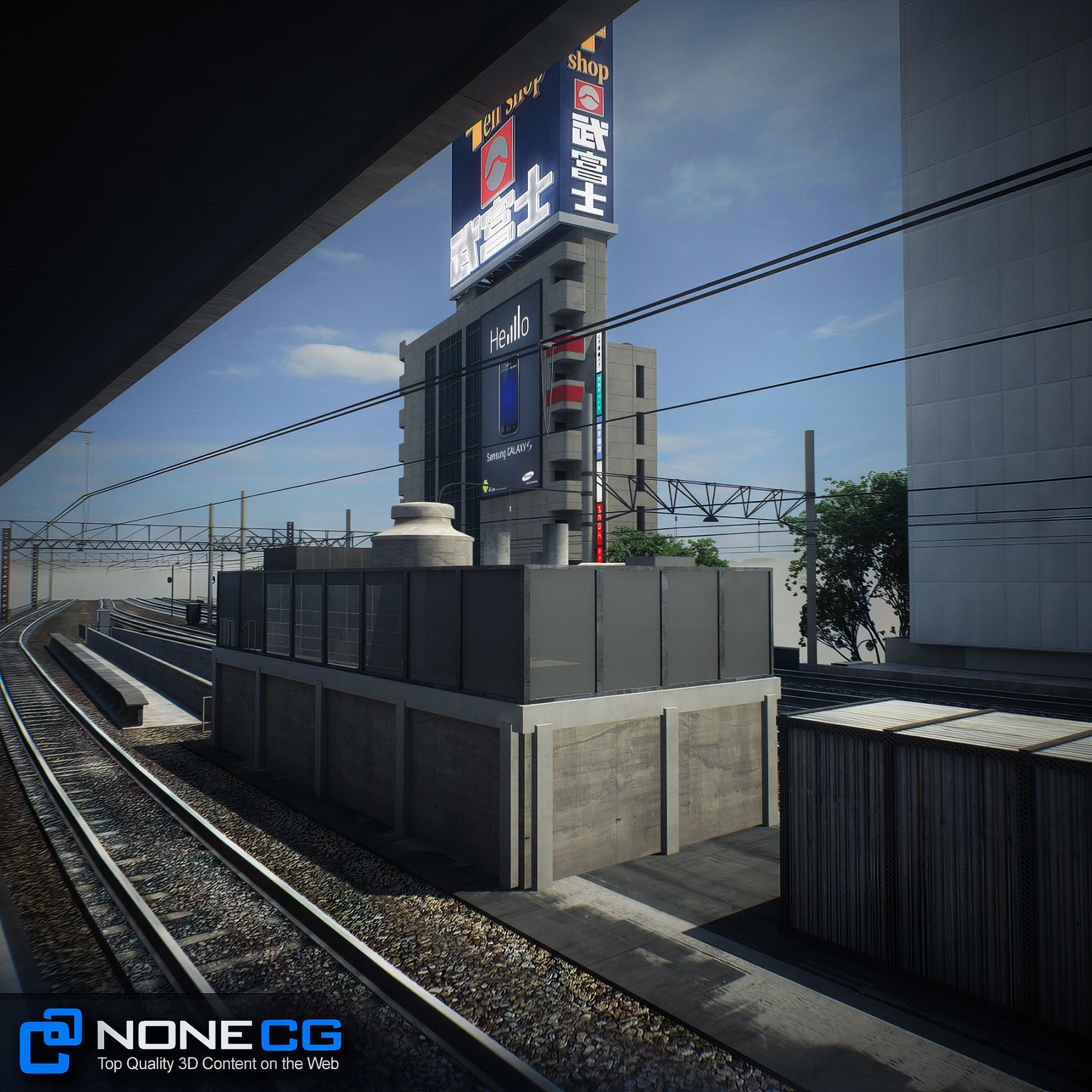 Tokyo Shibuya Block 7 3D model_52