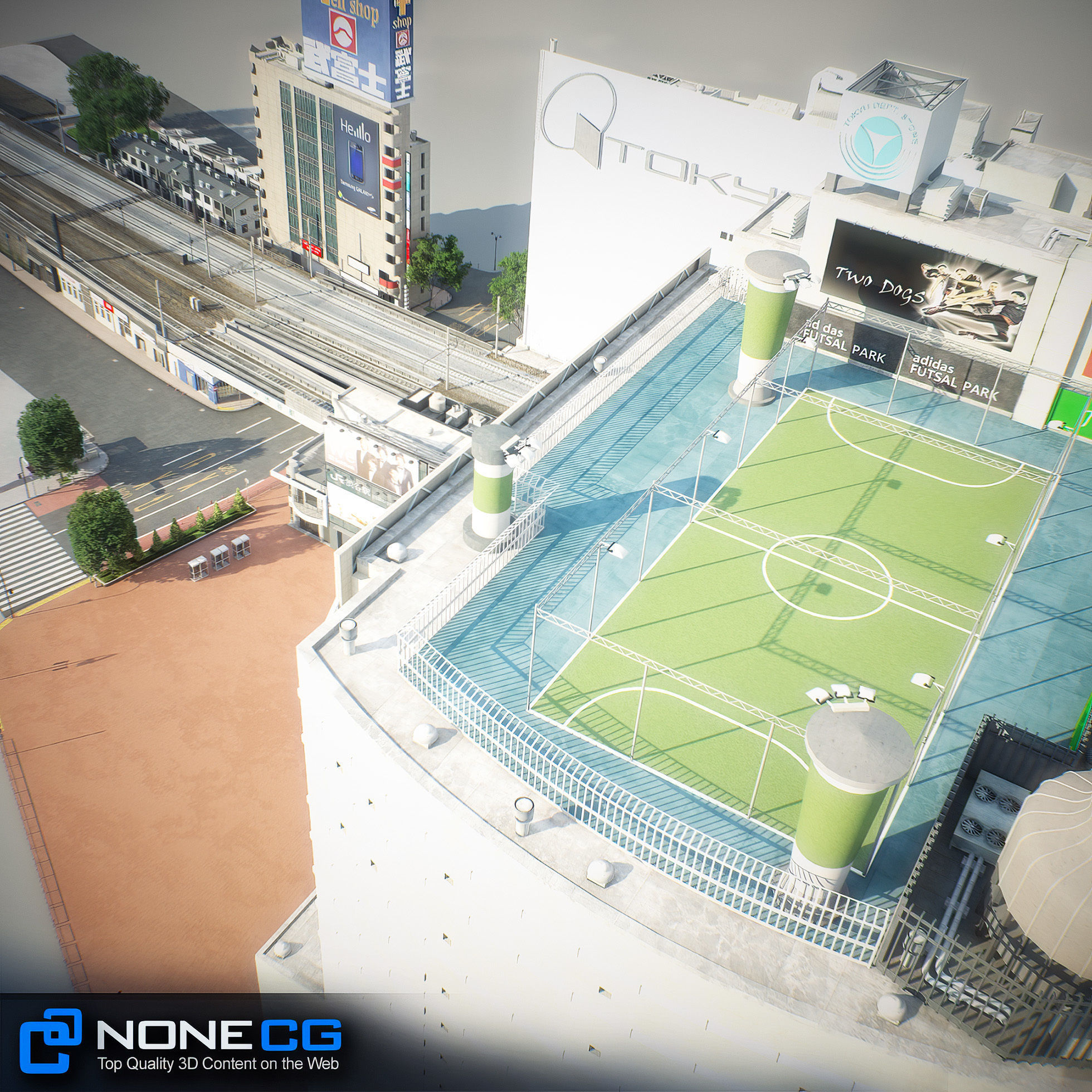 Tokyo Shibuya Block 7 3D model_50