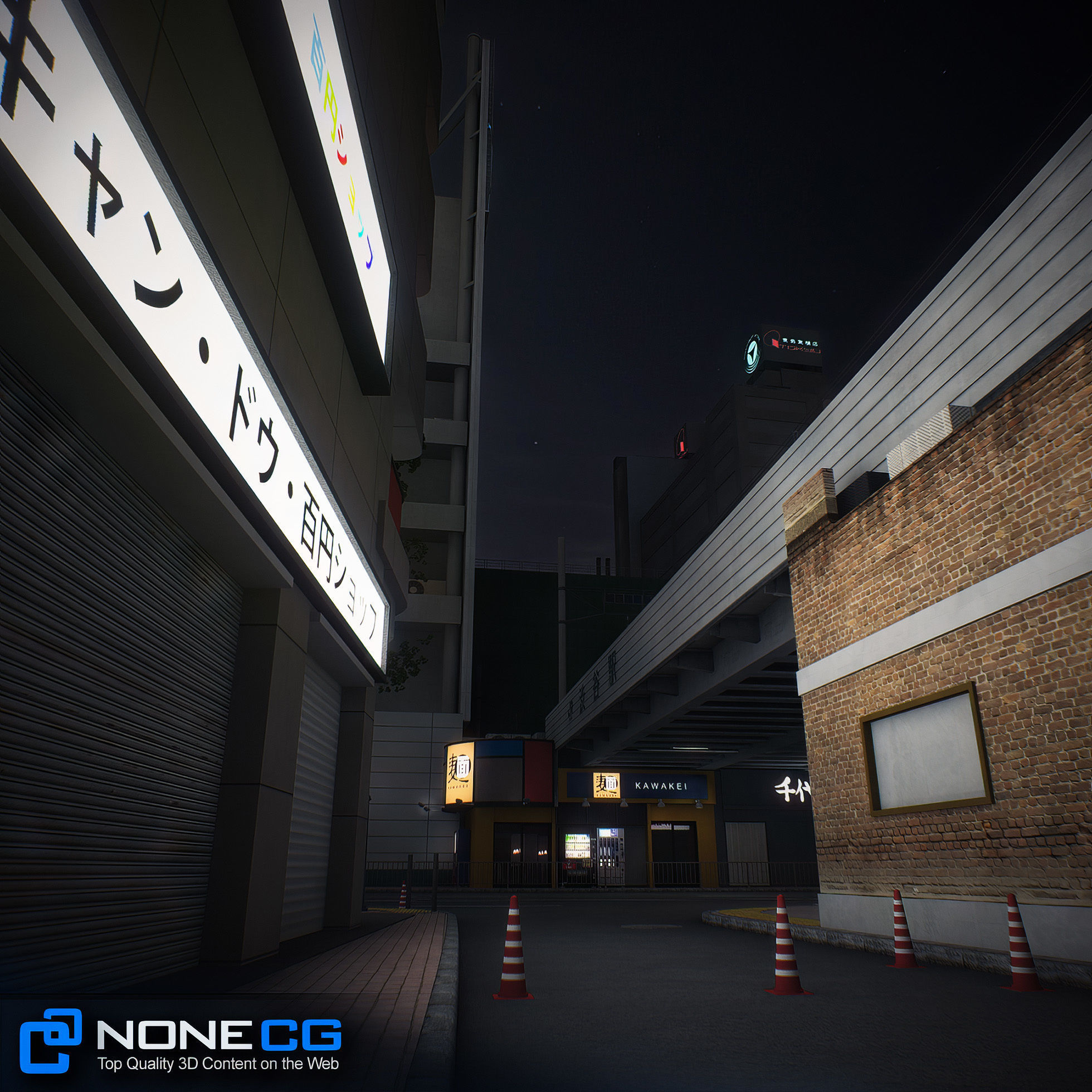 Tokyo Shibuya Block 7 3D model_59
