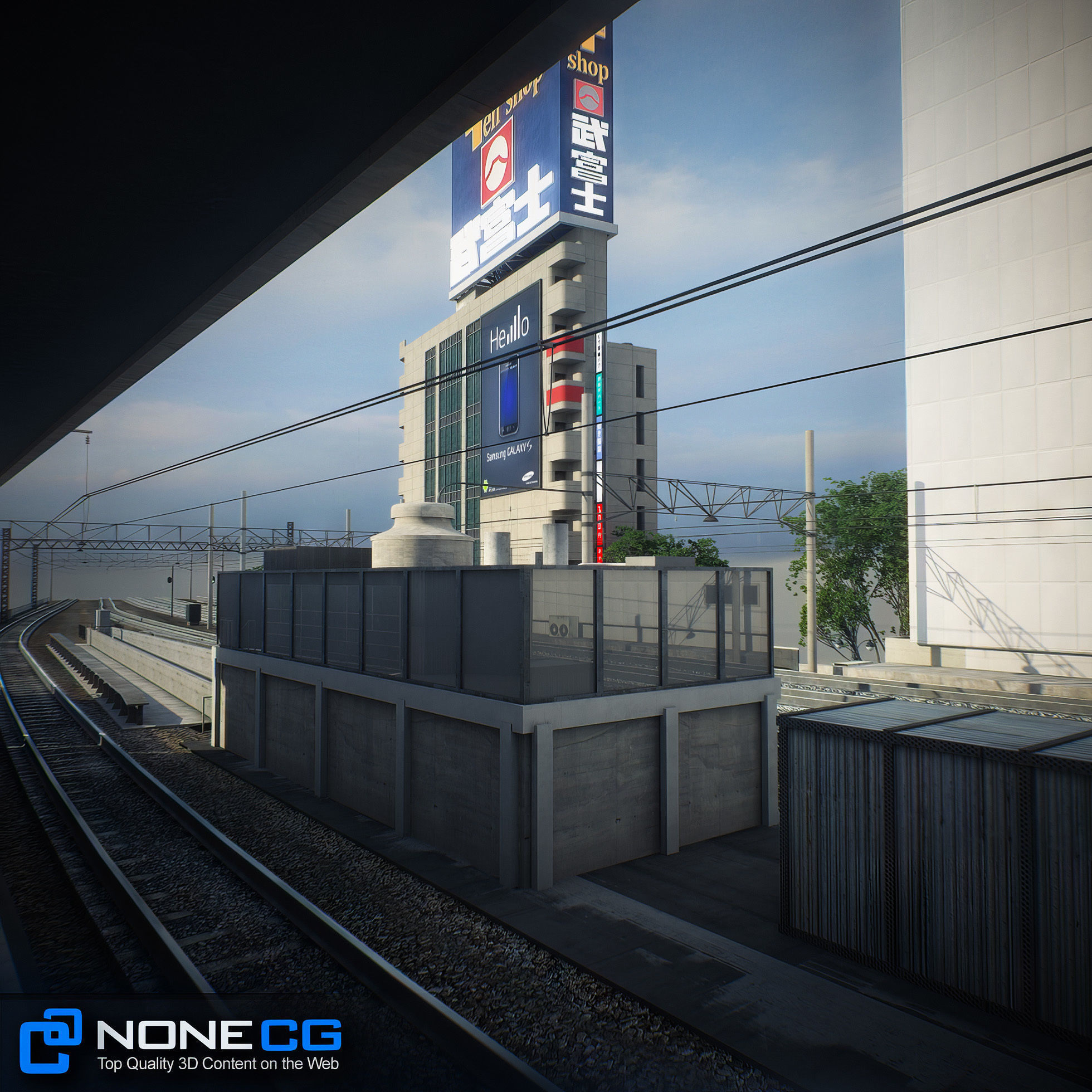 Tokyo Shibuya Block 7 3D model_54