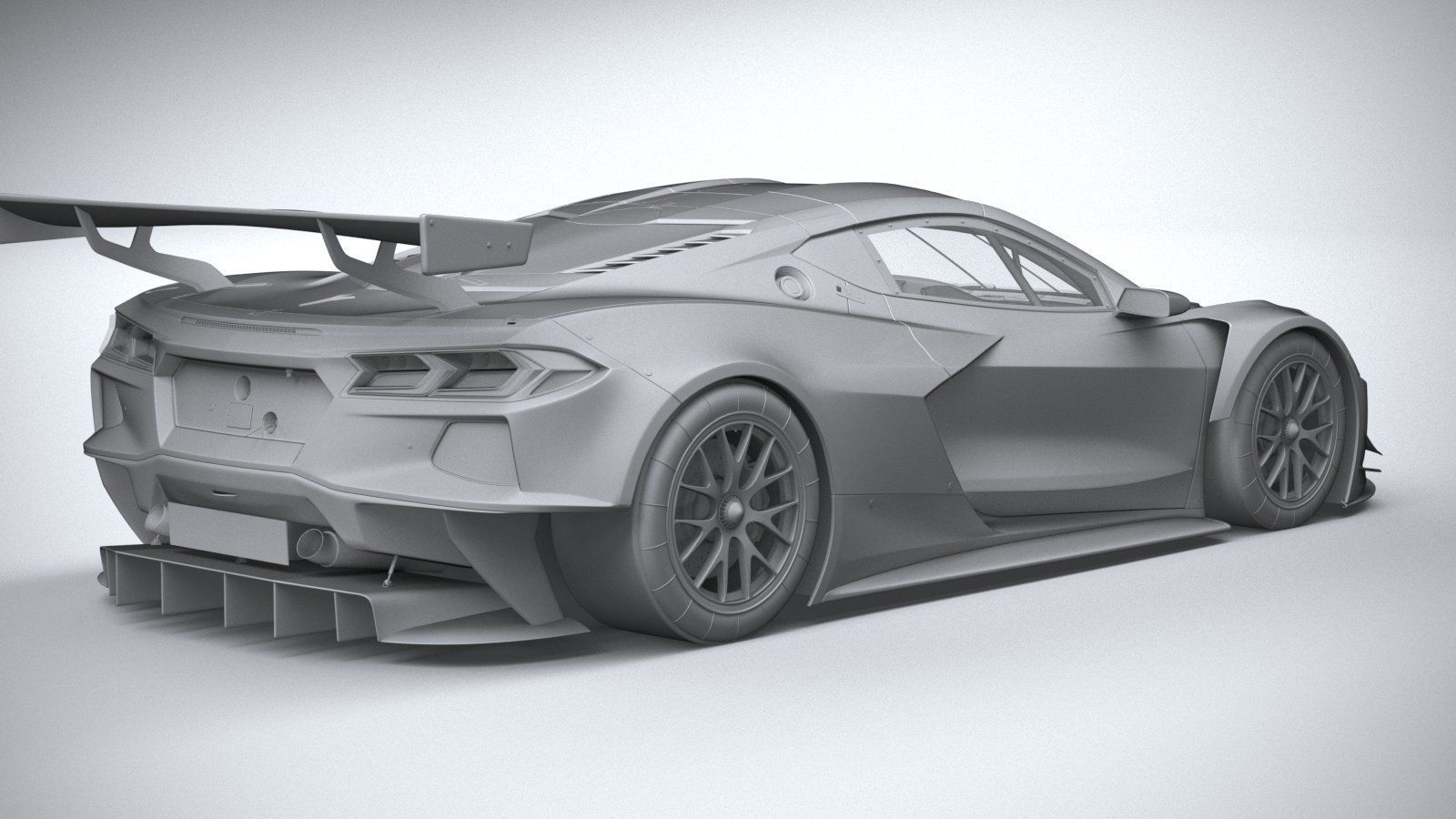 Chevrolet Corvette C8R racing CG 2020 3D model_25