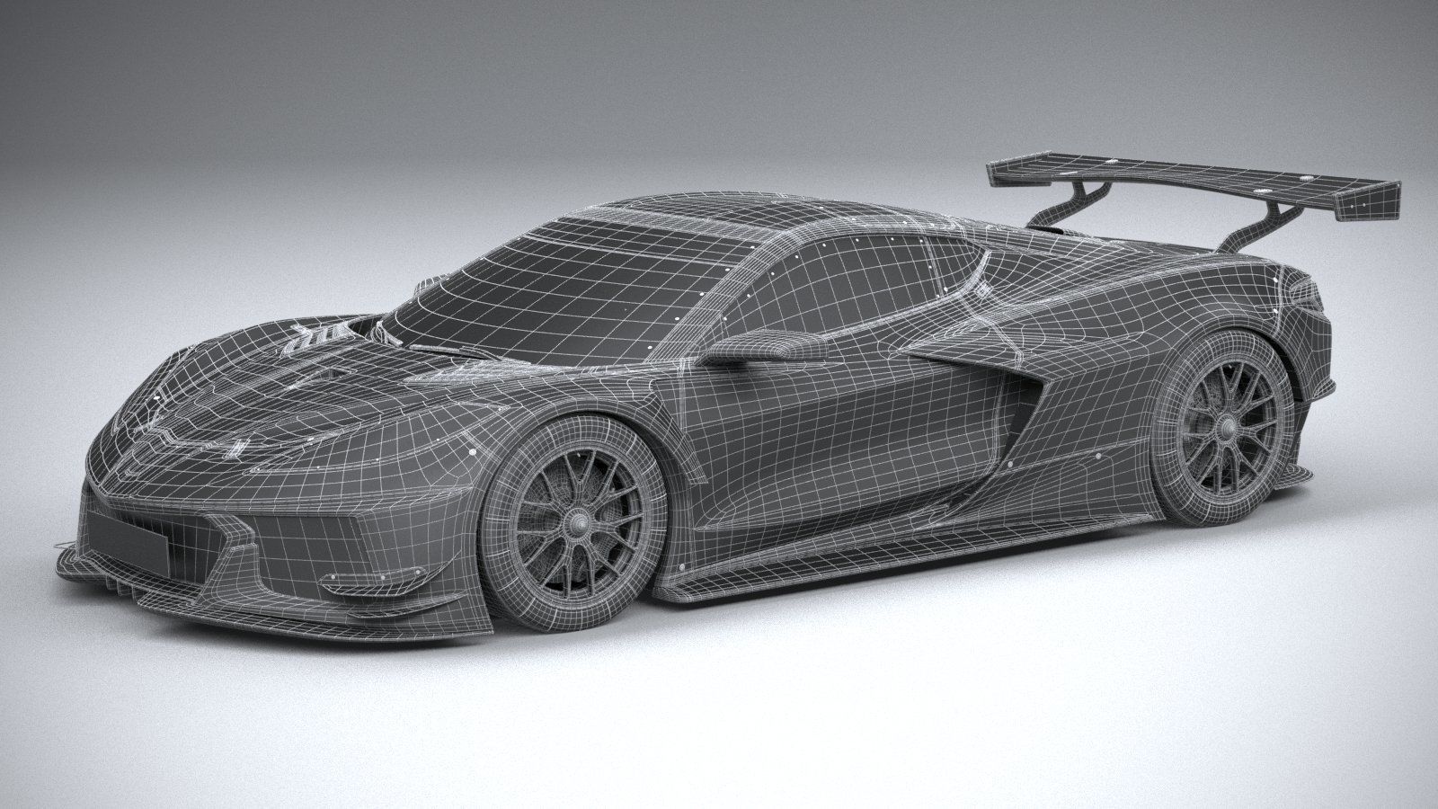 Chevrolet Corvette C8R racing CG 2020 3D model_28